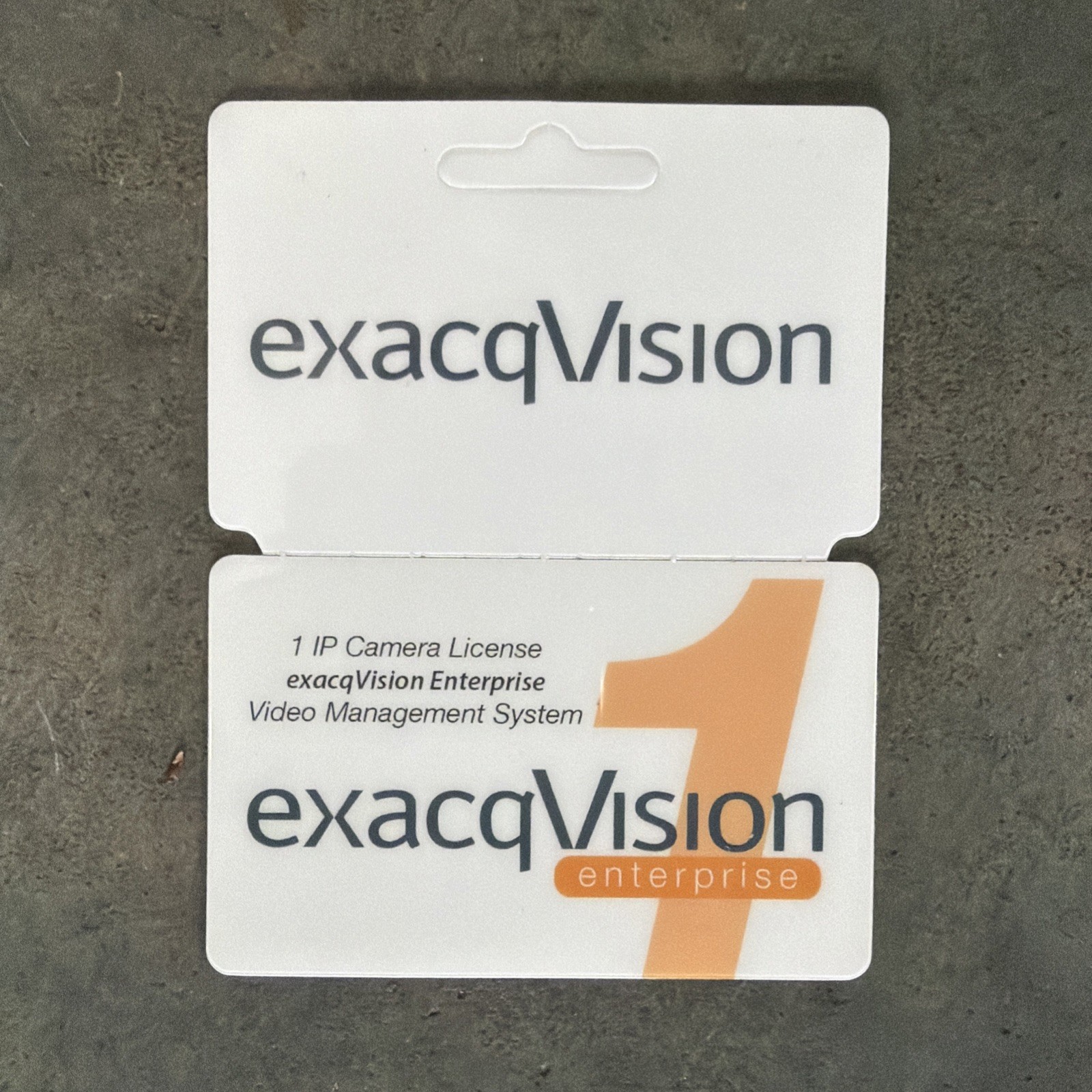 Exacqvision Enterprise License Card