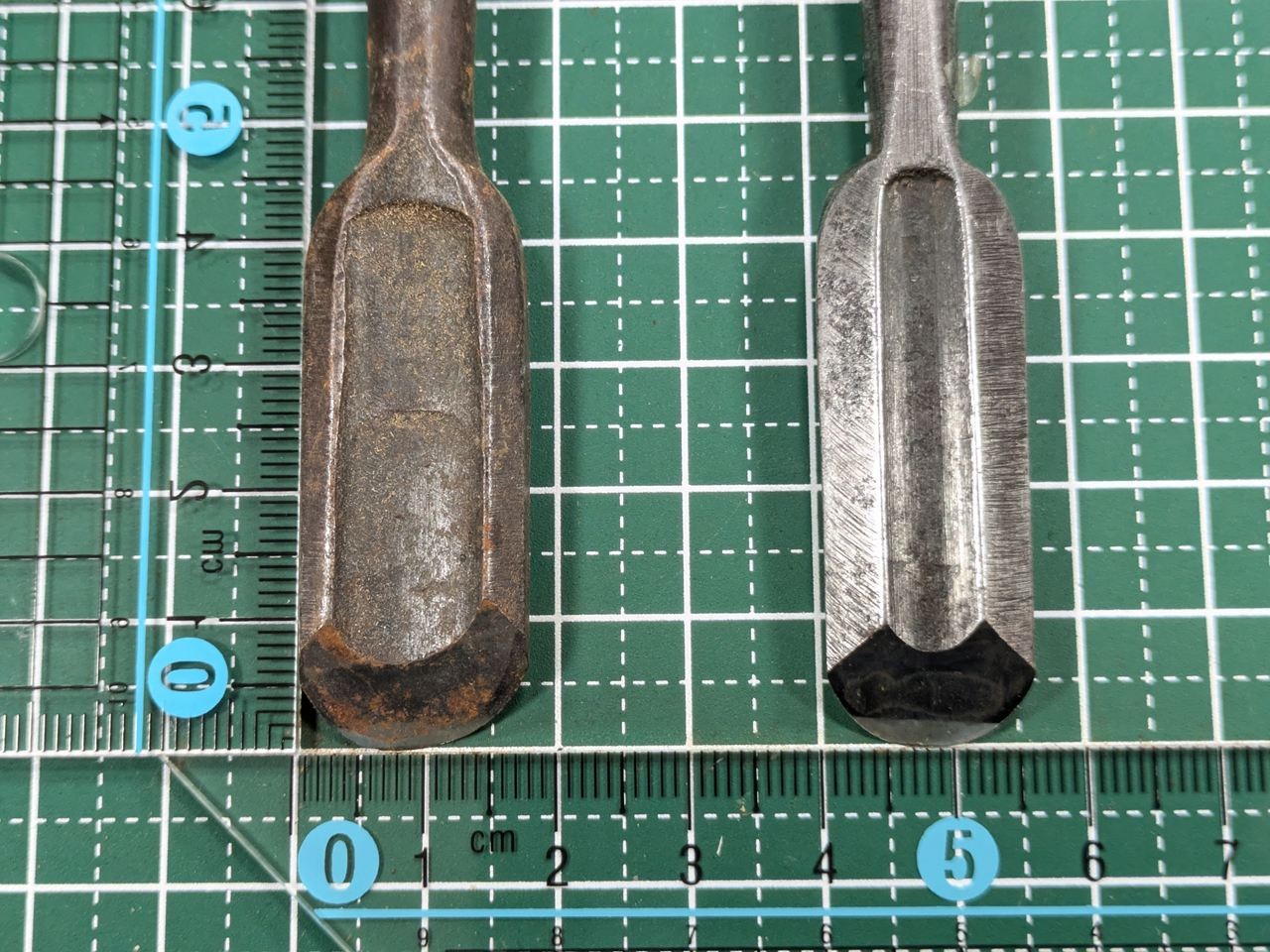 Japanese vintage chisel tataki Nomi Japan Old Vintage 18.17.10.25mm RB031
