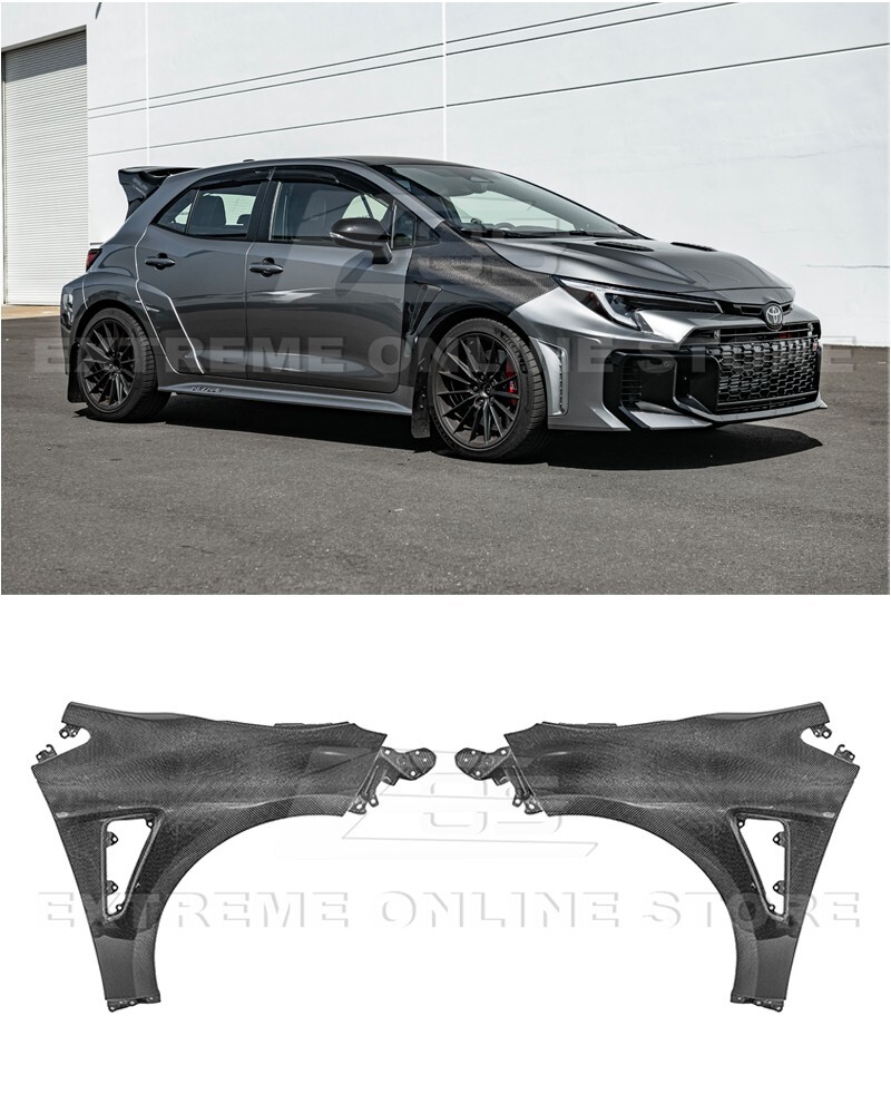 For 23-Up GR Corolla | JDM Factory Style Carbon Fiber Front Side Fender Pair