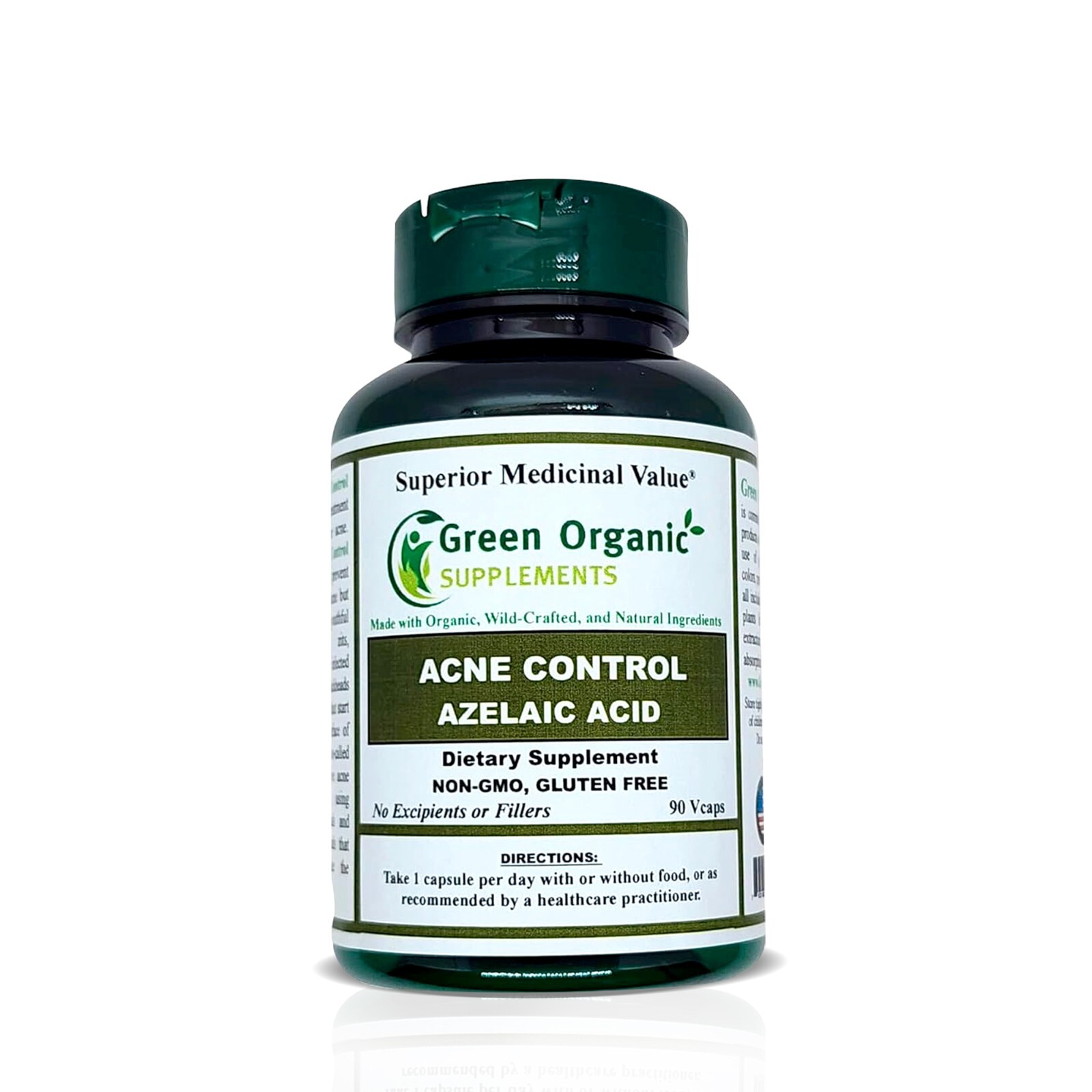 Acne Azelaic Acid 90 Vegan Capsule High Absorbable& Skin Care Organic Supplement