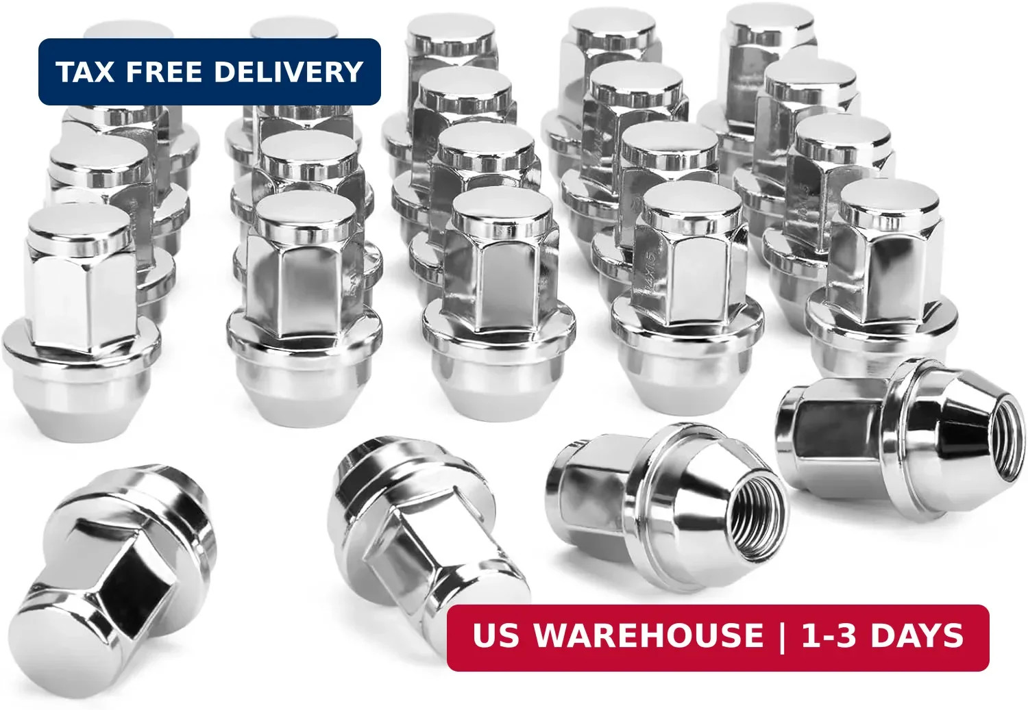 14x1.5 Lug Nuts for F150, OEM Stock Solid One Piece Design Wheel Lugnuts