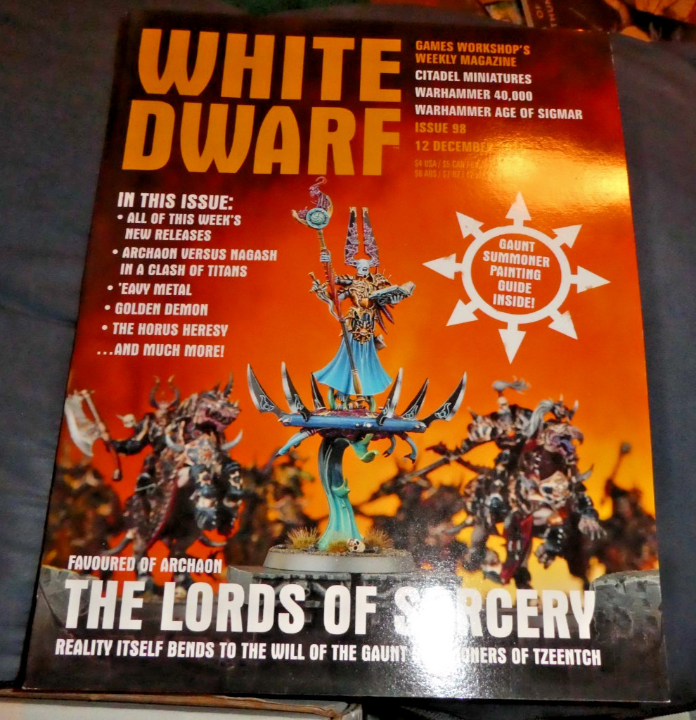 Games Workshop Warhammer 40K White Dwarf Weekly Magazine Issue 98 SEALED