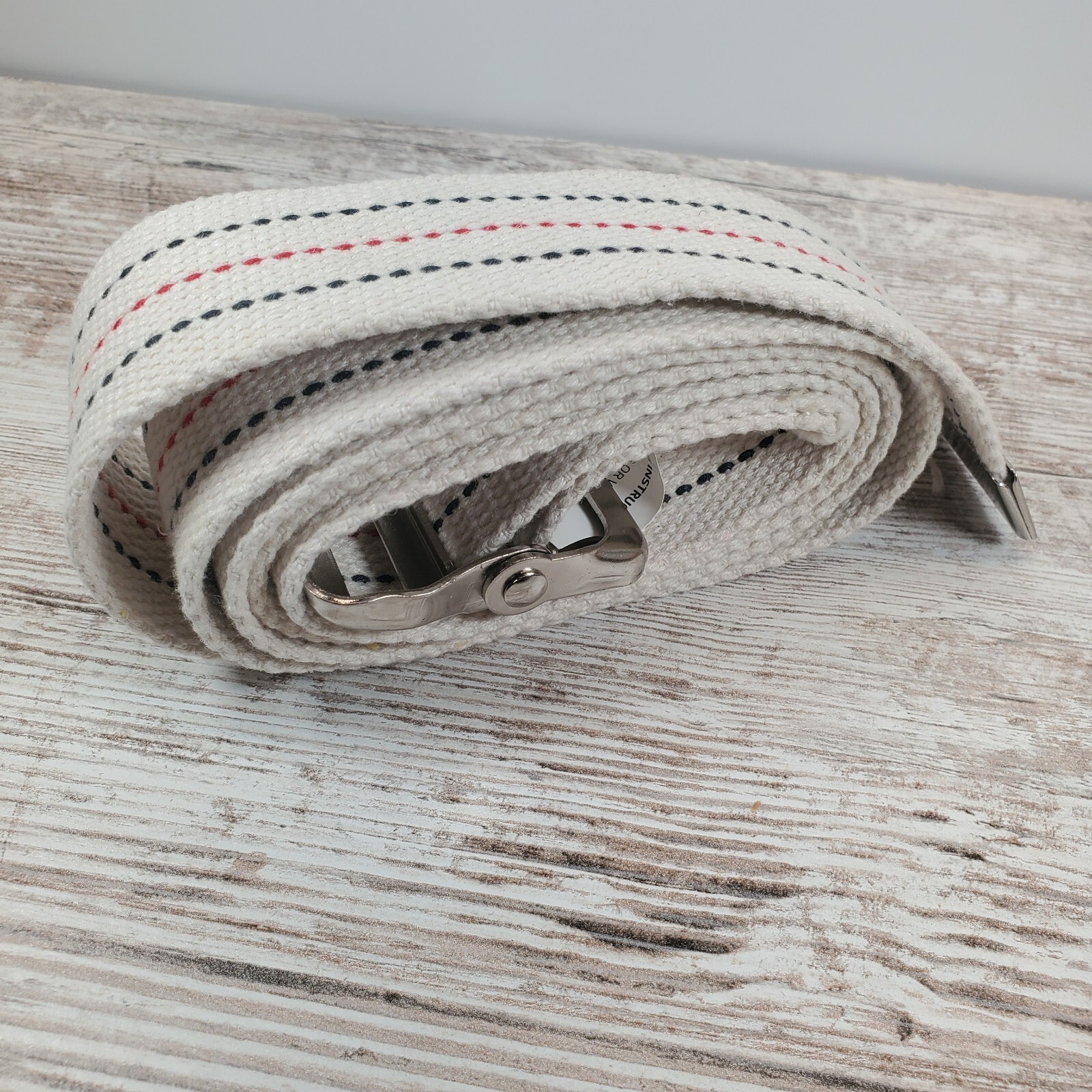 Gait Belt for Patient Transfer & Walking with Metal Buckle LiftAid Beige 60 inch
