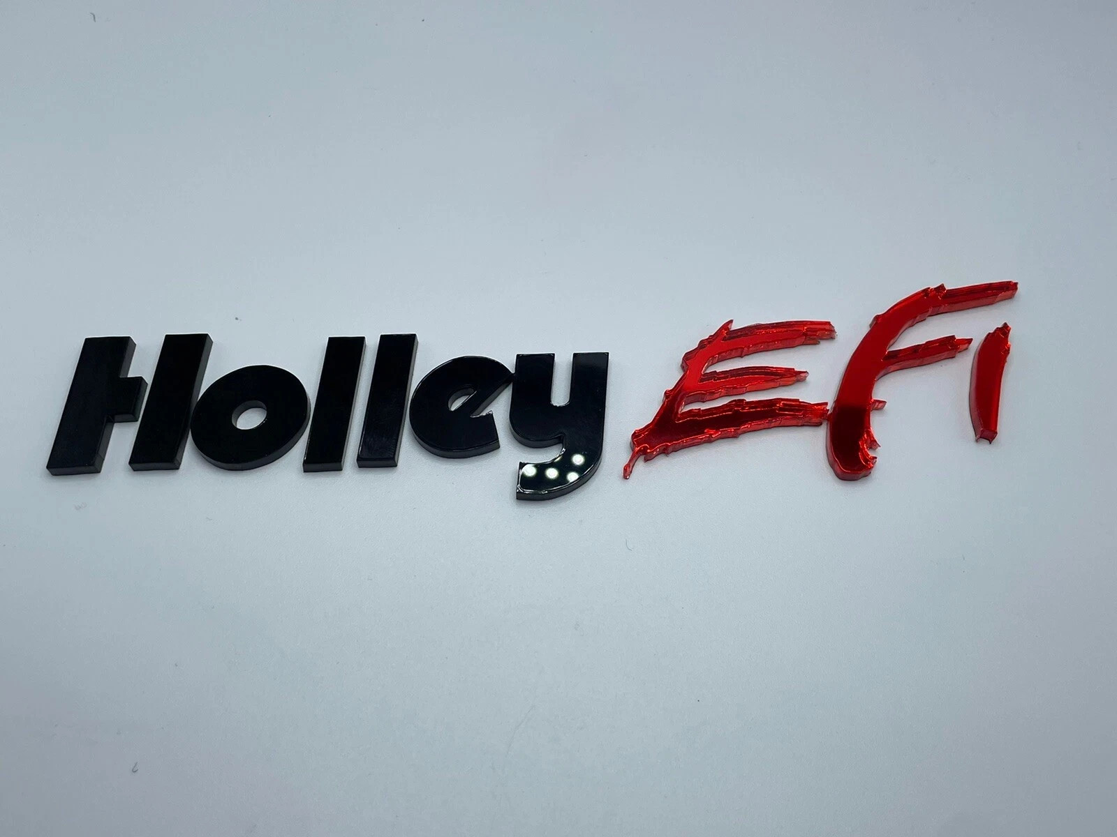 Holley EFI Acrylic Emblem SBC BBC LS7 LS1 FAST Procharger Supercharger LT4 LT1