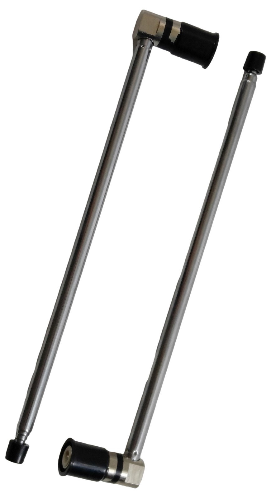 2 Lot Workman SCAN3 Telescopic Replacement Scanner Antenna Push-on BNC Connector