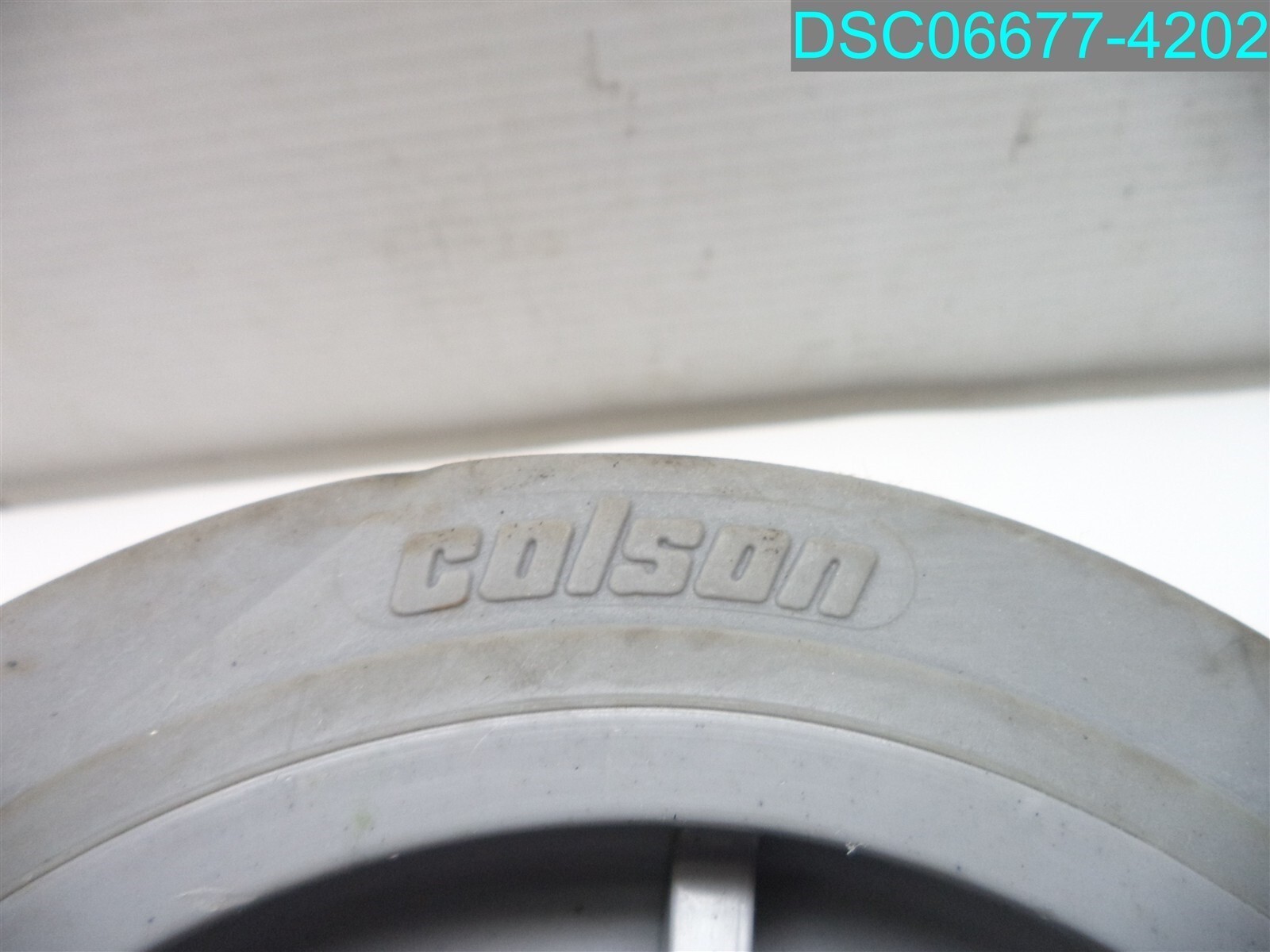 COLSON 8" x 2" Performa Rubber Wheel w/ Ball Bearing