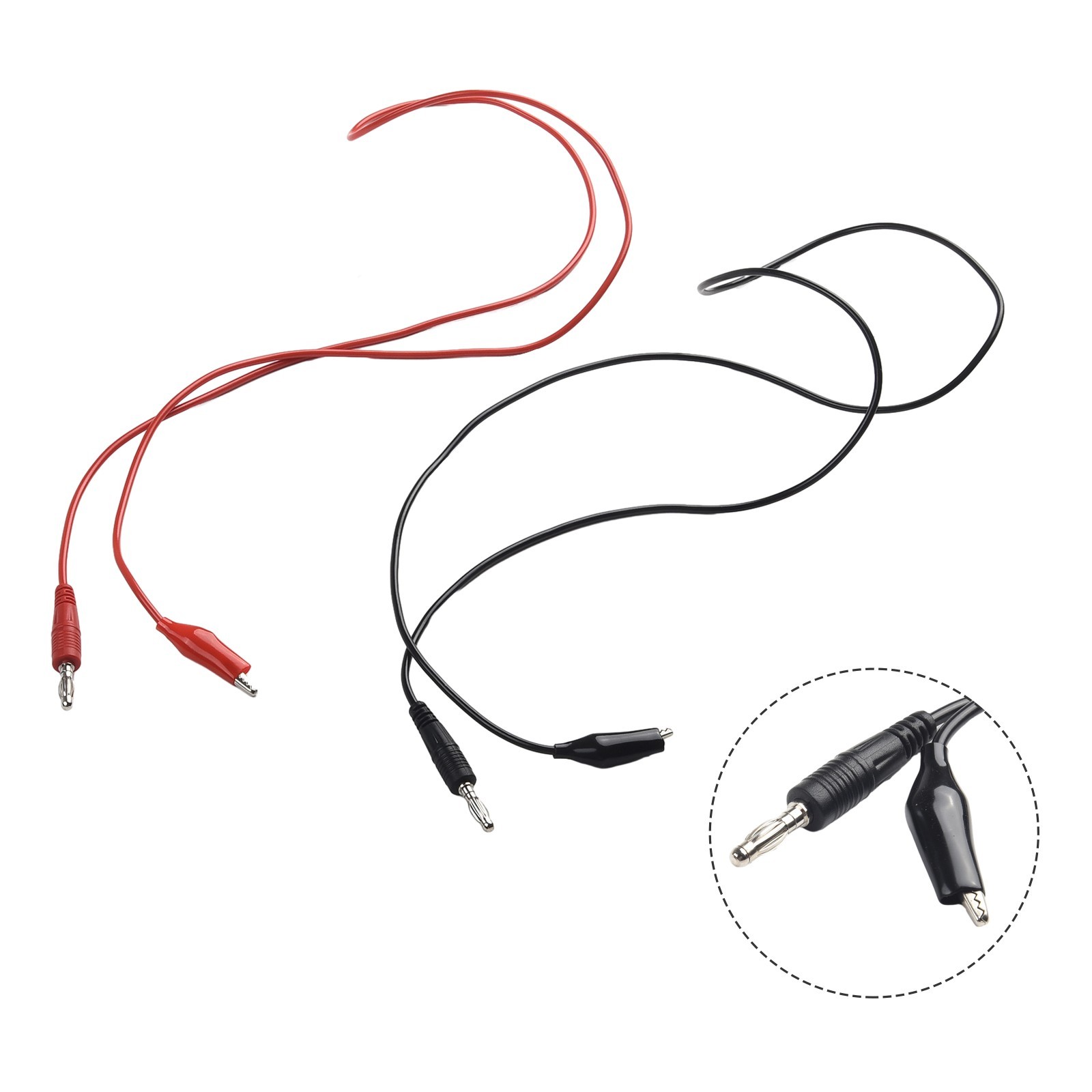 Clips Test Line 104cm 1Pair Dual Measure Tools Test Cable Line