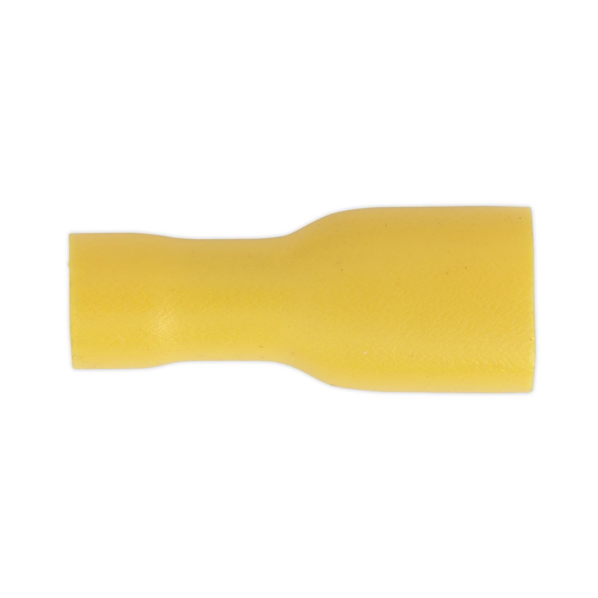 Sealey YT11 Fully Insulated Terminal 6.3mm Female Yellow Pack of 100