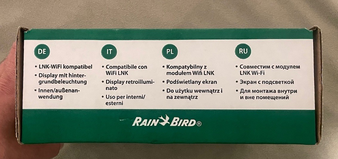 Rain Bird ESP TM2 8 Station Irrigation Controller WiFi Link Ready Working