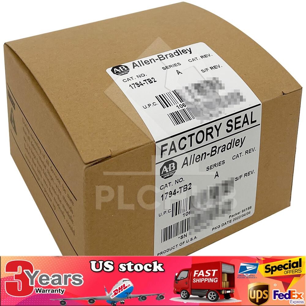 Factory Sealed AB 1794-TB2  Flex Terminal Base 1794TB2 In  US Stock US Free Tax