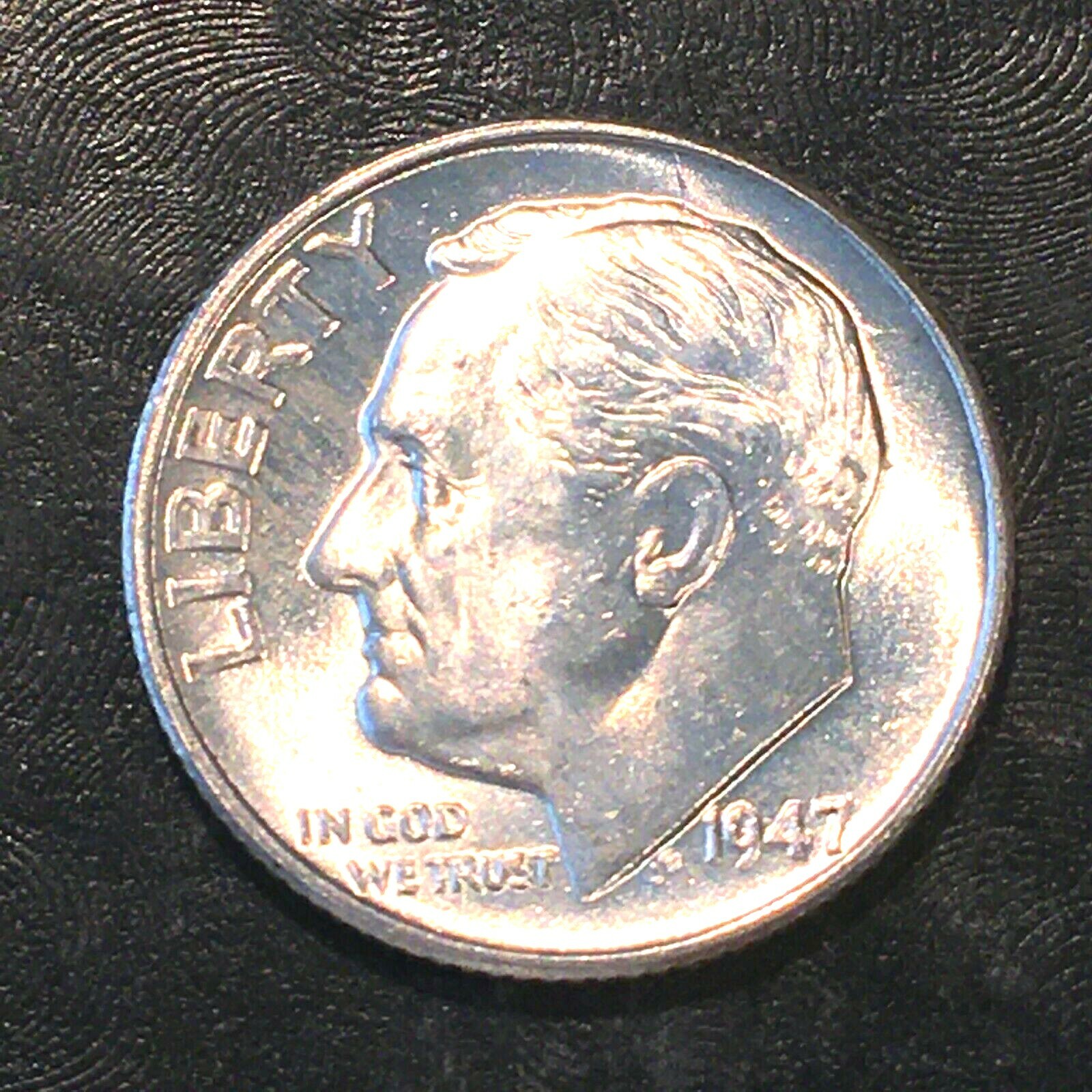 1947 Roosevelt Silver Dime - High Quality Scans #M827