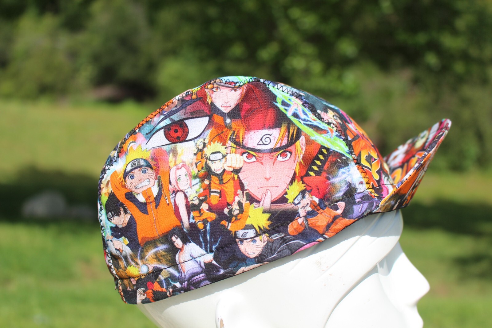 Cycling cap 100% JAPANESE ANIME handmade new