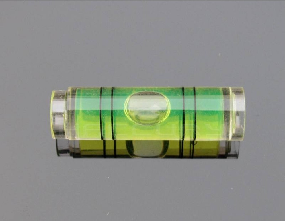 10 PCs Acrylic Tube Bubble Spirit Level Vial Measuring Instrument D 8mm L 35mm