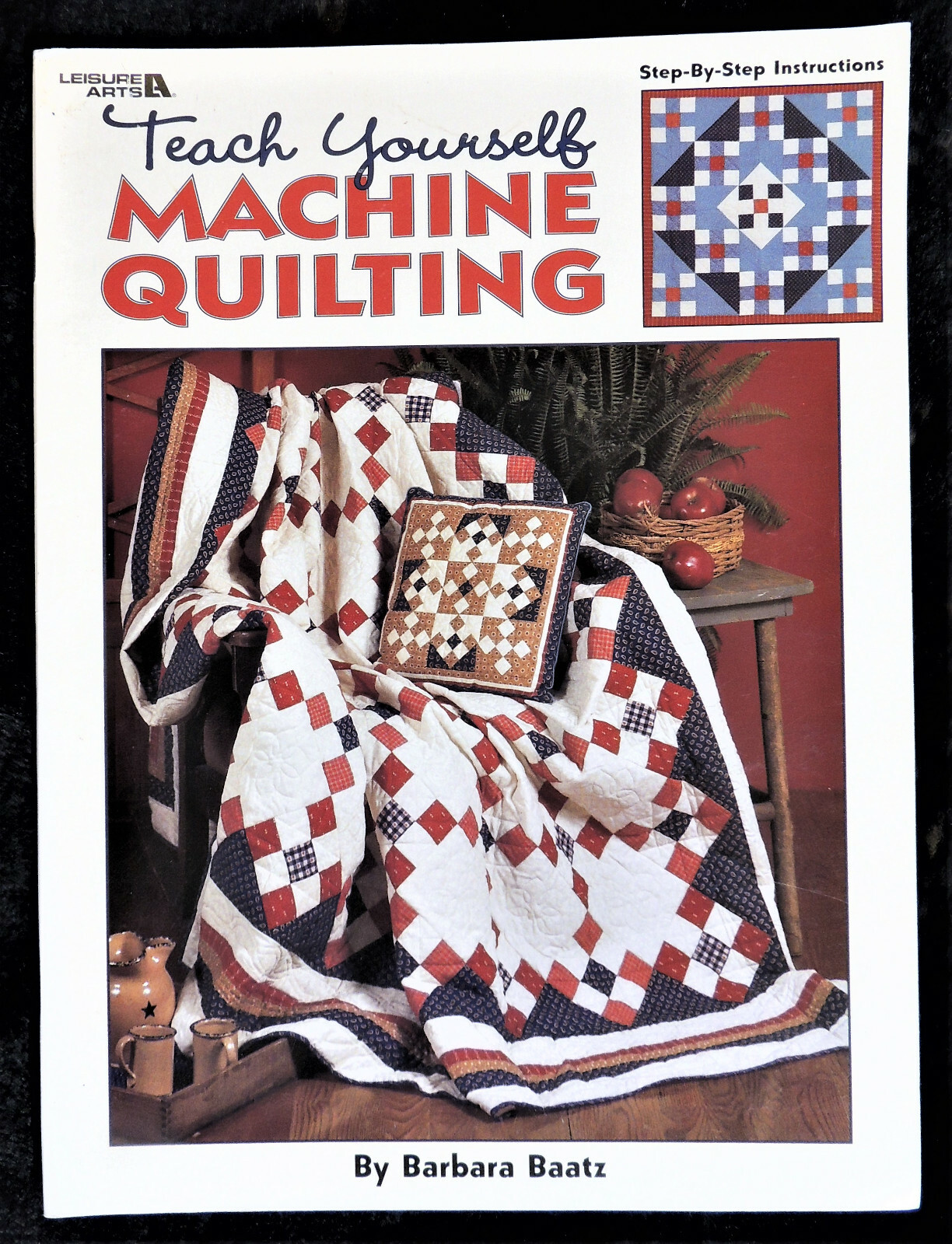 Teach Yourself Machine Quilting Barbara Baatz Leisure Arts Pamphlet #3359 New