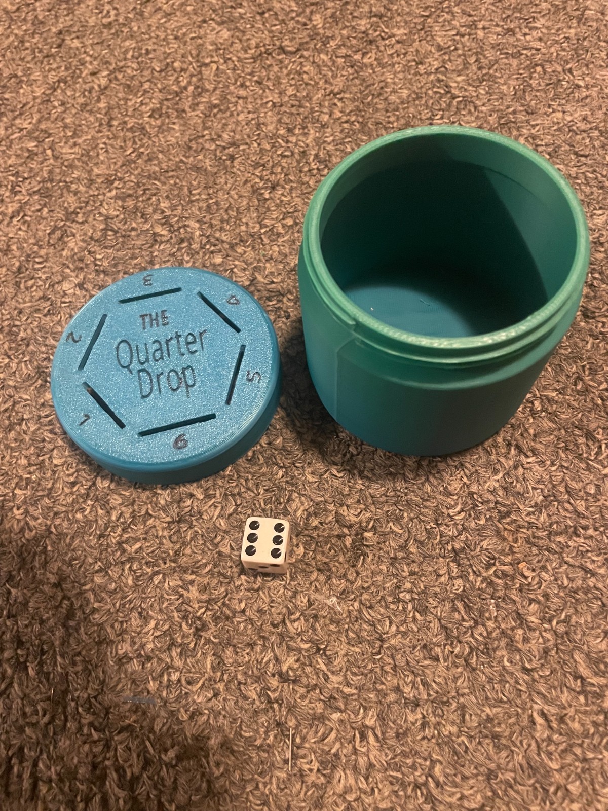 3D Printed Quarter Drop Game
