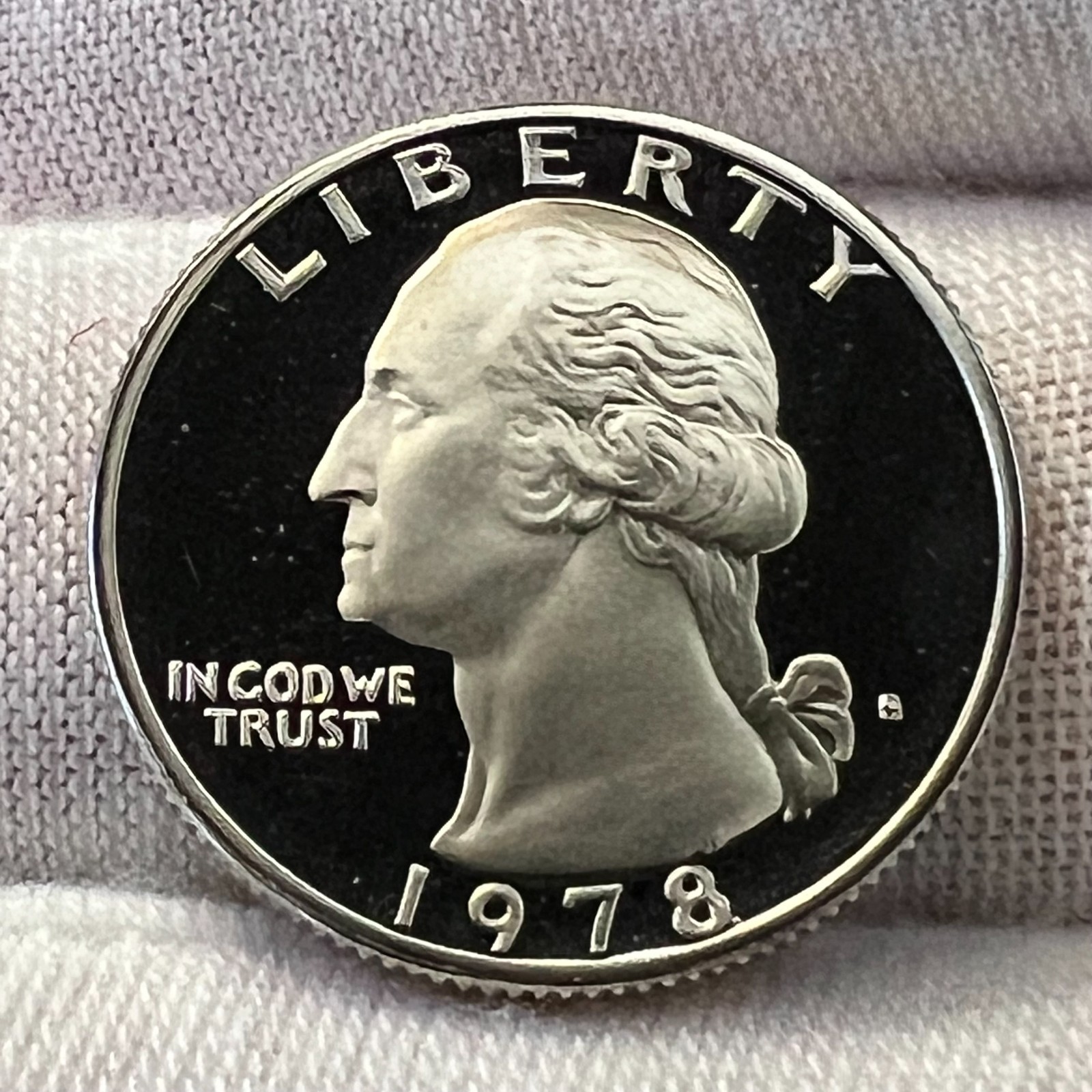 1978-S Washington Quarter Amazing Deep Cameo Proof receive coin pictured #5329