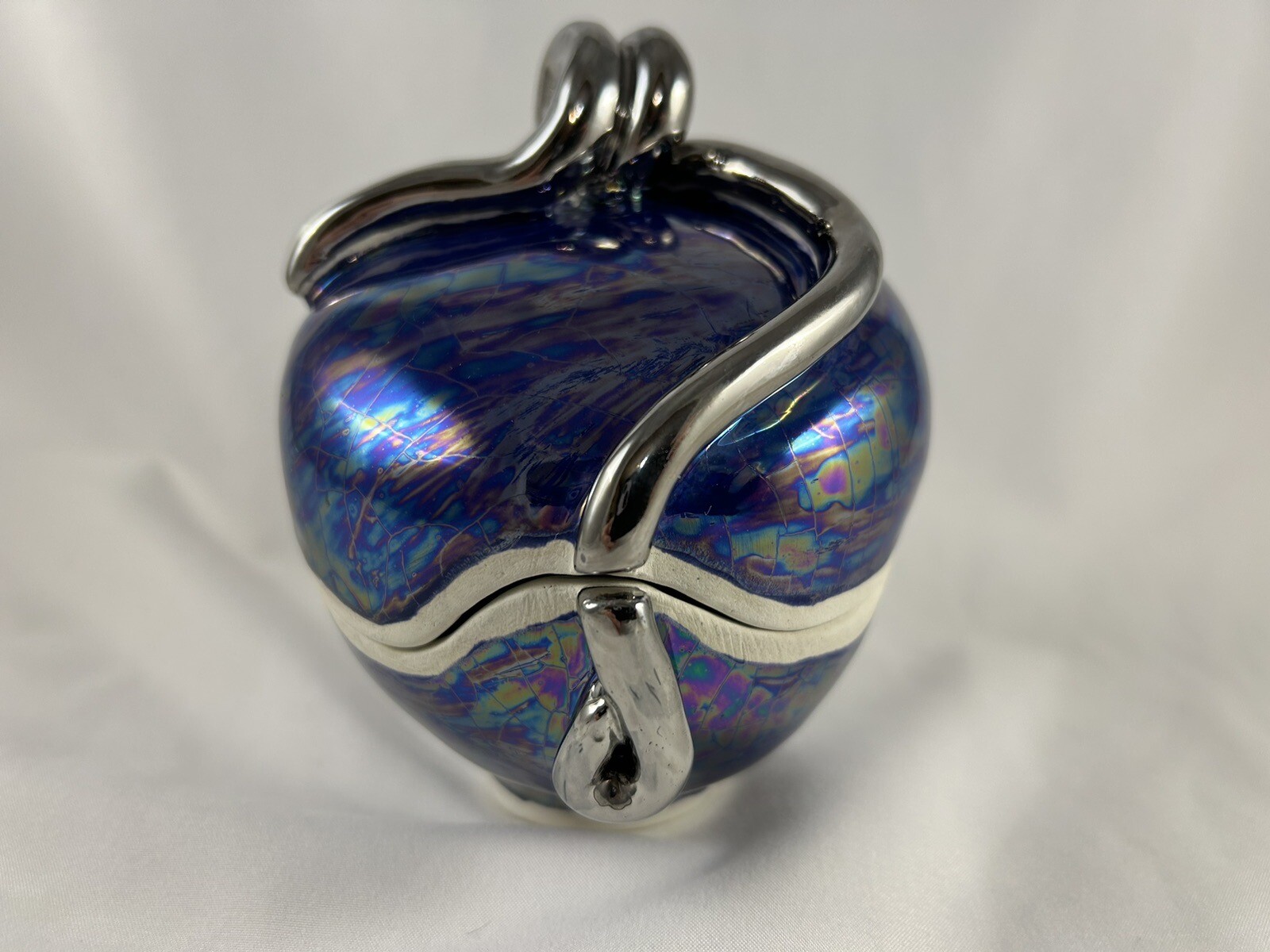 Abstract Art Pottery Trinket Box