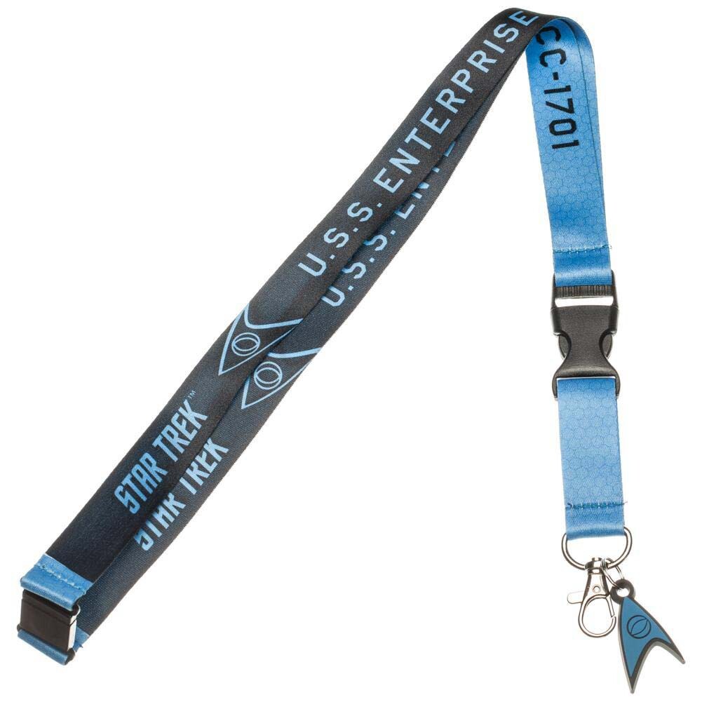 Star Trek Blue Comic Lanyard Blue