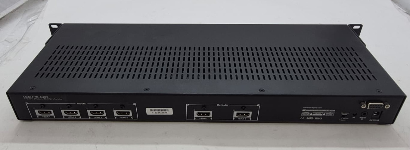 Key Digital KD-4x2CS 4 Input 2 Output HDMI Matrix Switcher