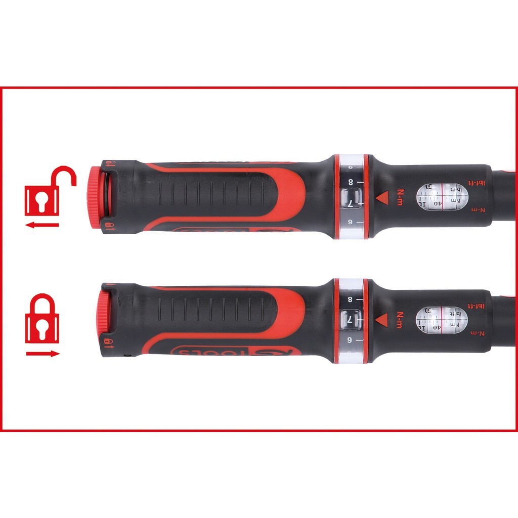 KS Tools torque wrench ERGOTORQUE precision 1/4" 5-25Nm socket square