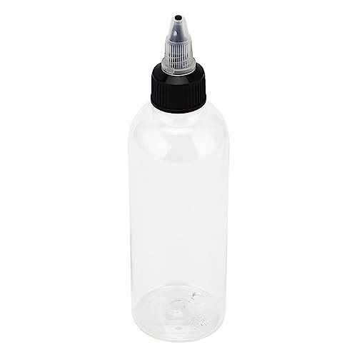 20 Pack 4oz Clear Dispensing Bottles, Plastic Squeeze Bottles with Twist Top