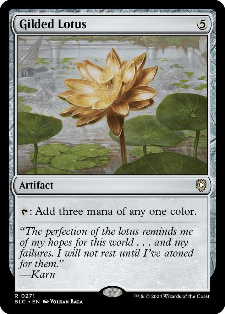 Gilded Lotus 0271 MTG BLC  Rare NP