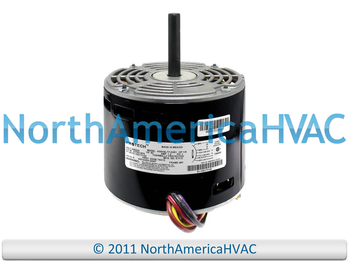 OEM Rheem Ruud Weather King 1/5 BLOWER MOTOR Replaces 51-101728-02