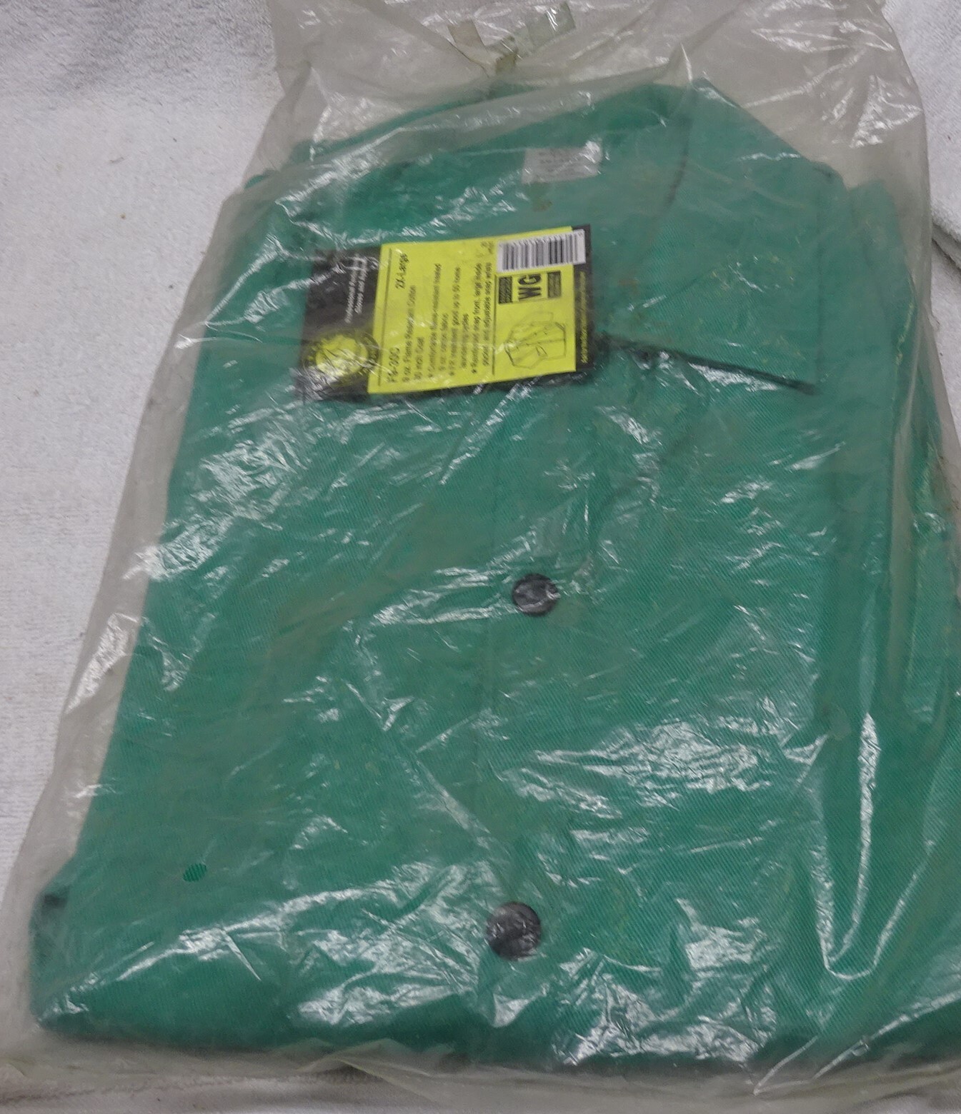 * BLACK STALLION - Fire Resistant - Work Shop COAT - 2 XL - welding or ?- UNUSED