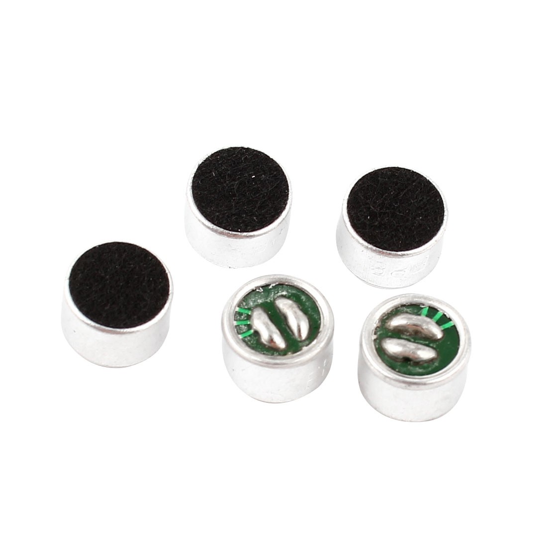 Mini 9.7mm x 6.7mm Electret Pickup Condenser Microphone   5 Pcs