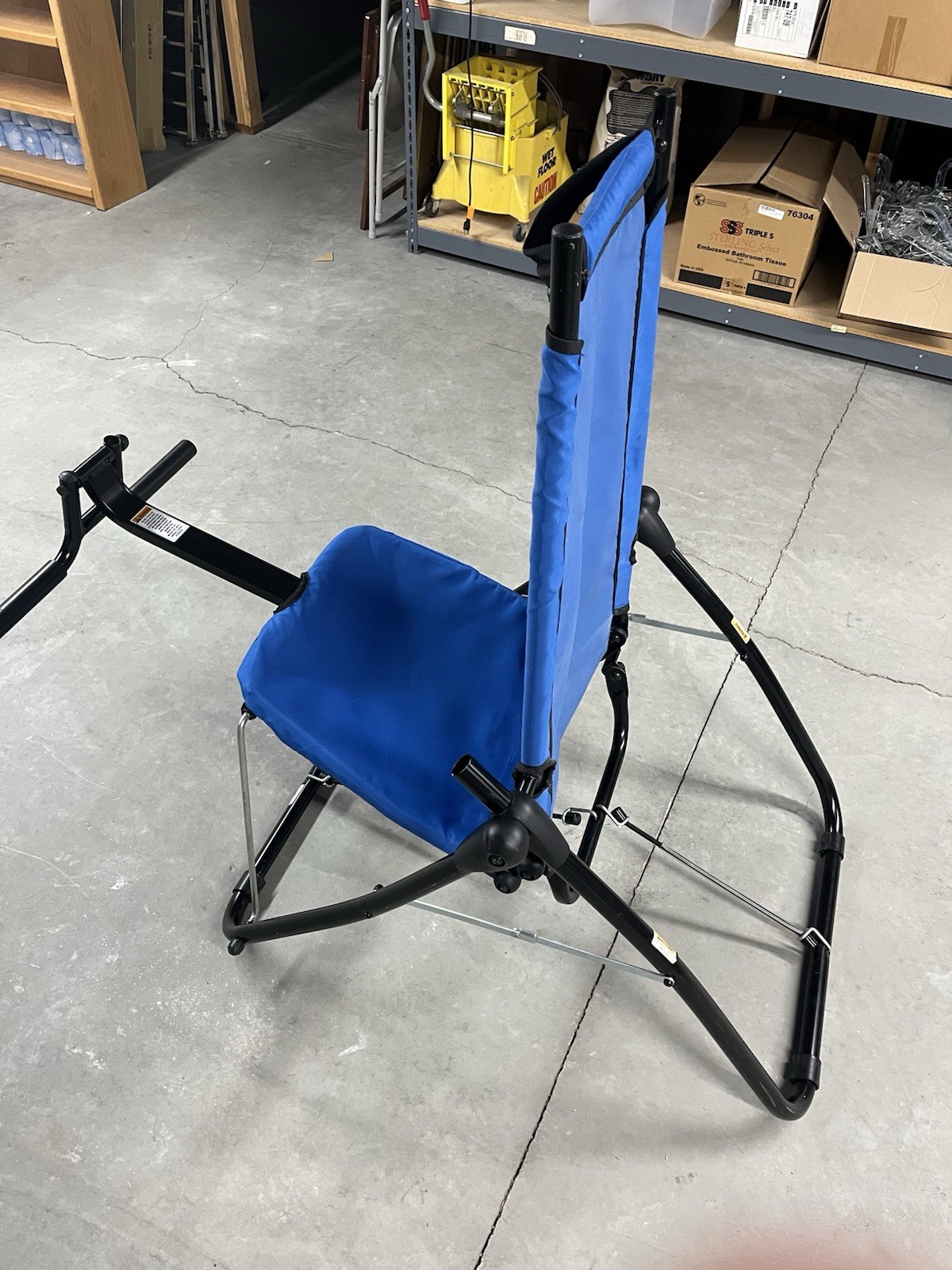 AB Lounge 2 Exercise Chair Abdominal Workout Lounger Blue - Solid