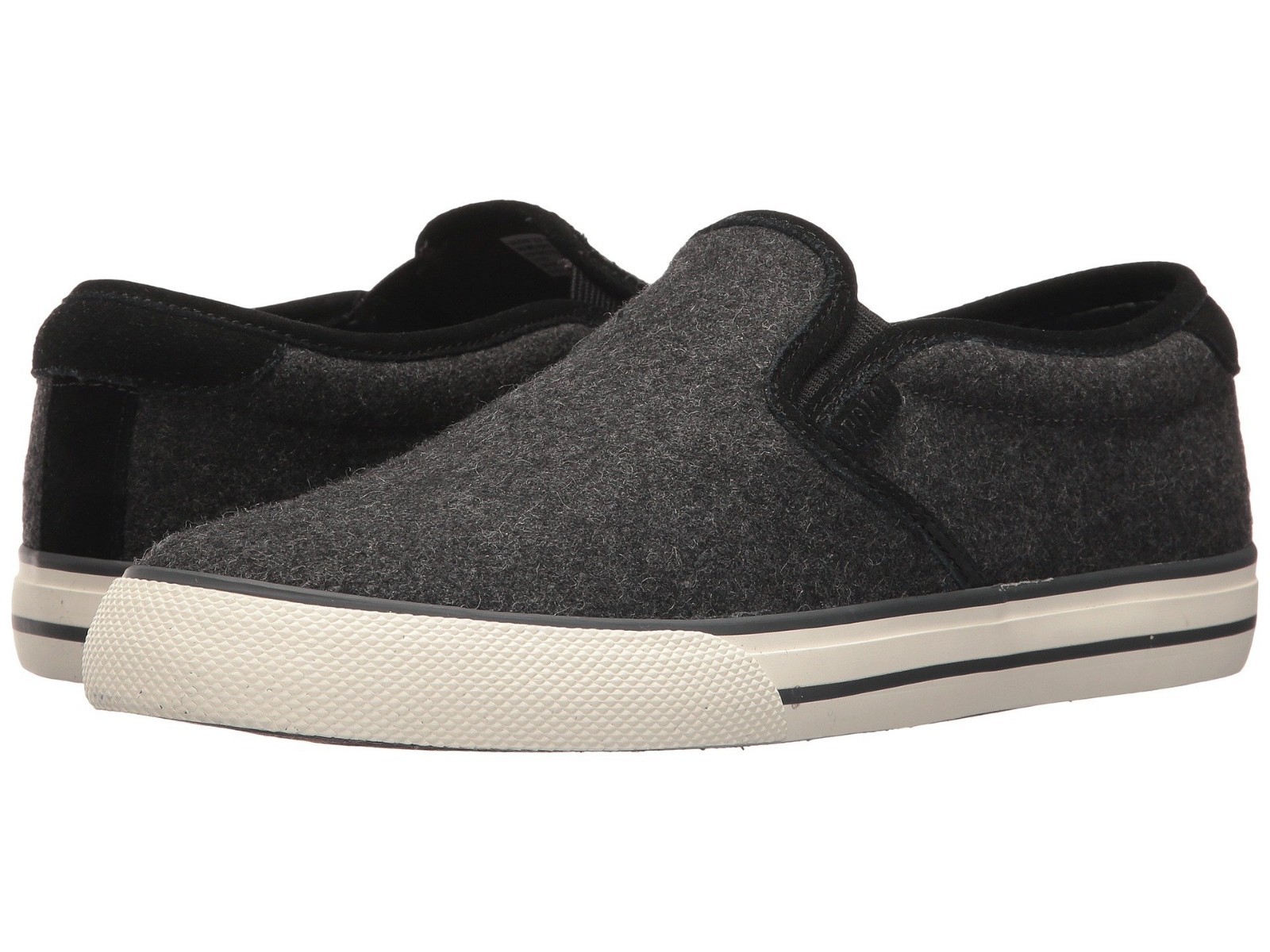 Polo Ralph Lauren Men's Vaughn slip-on II Sneaker, Charcoal Heather NEW WITH BOX