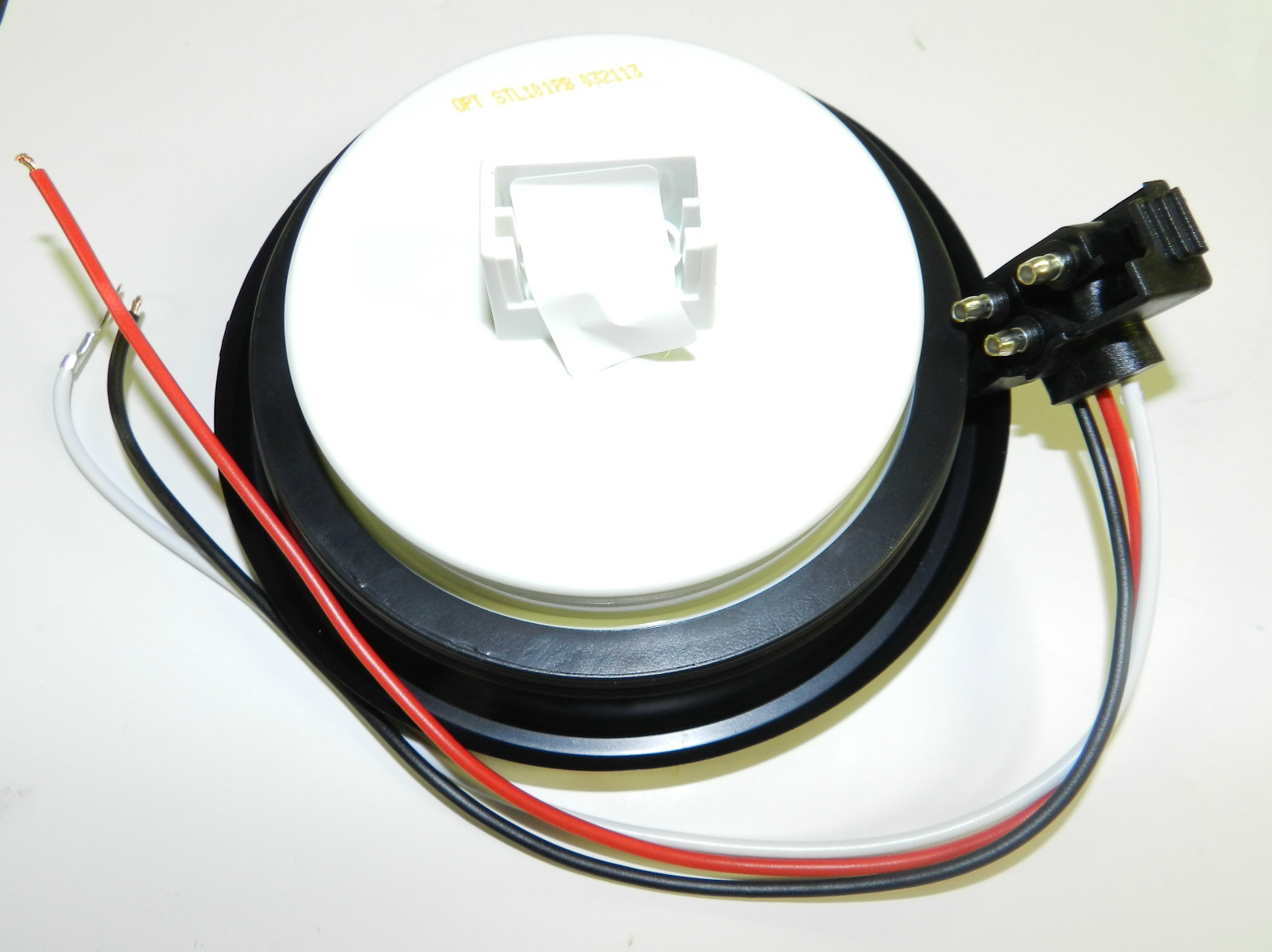 (2) RED 4" Round LED 21 SMD Diodes Stop, Turn, Tail Light Optronics Glo-Light
