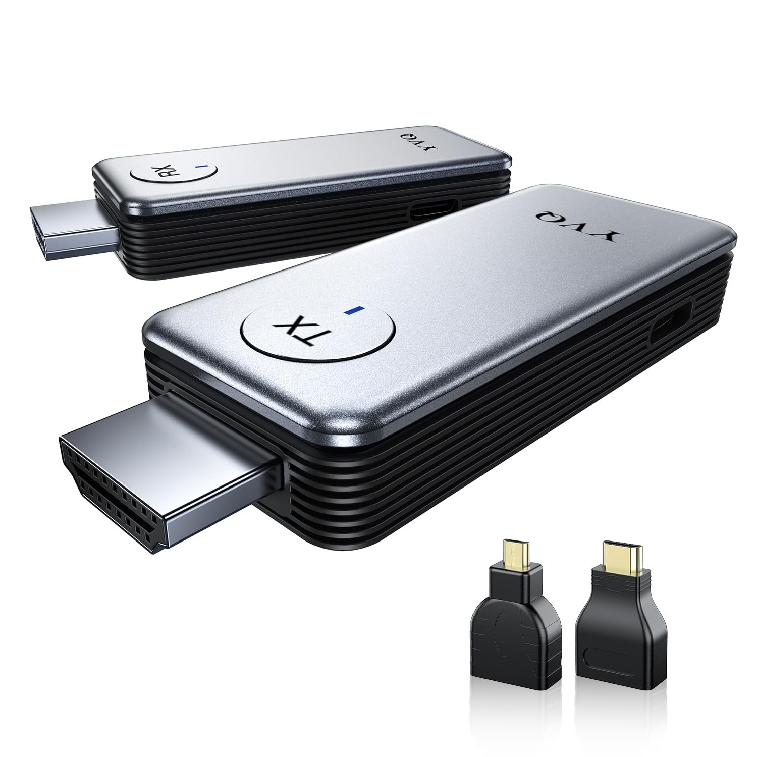 2025 Upgraded Wireless HDMI Transmitter and Receiver 328FT/100M, 4K Decode 1080P