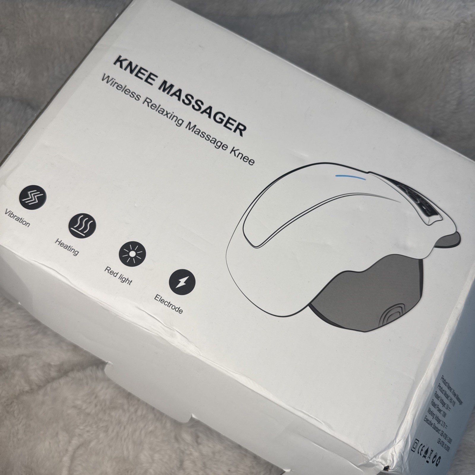 Wireless Relaxing Knee Massager new destroyed box Free Shipping A21