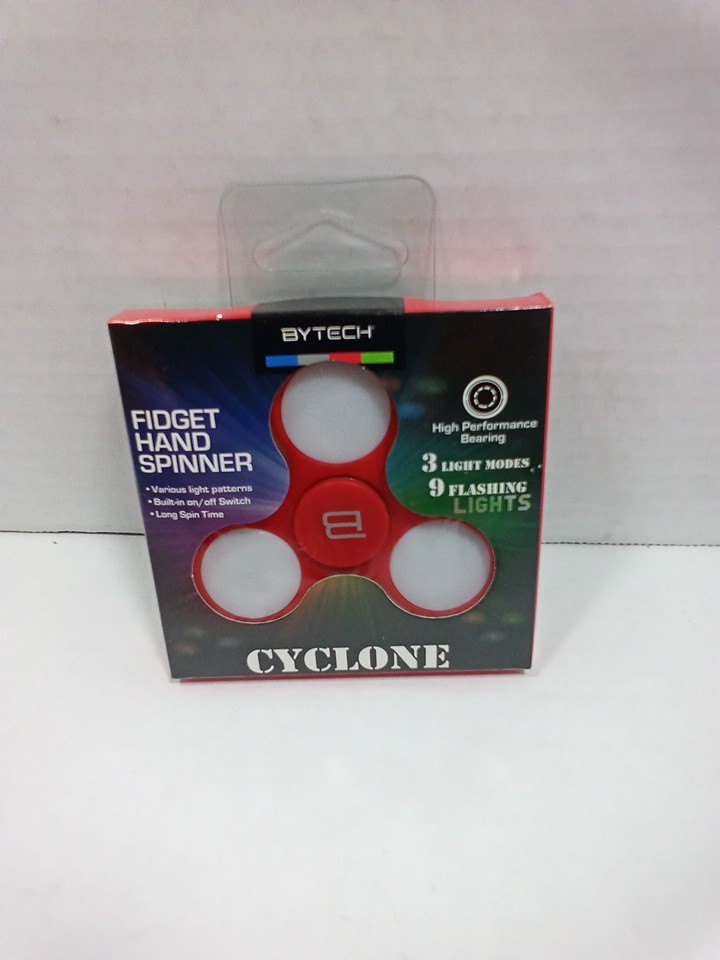 Bytech Fidget Spinner LED Plastic Toy Bearing