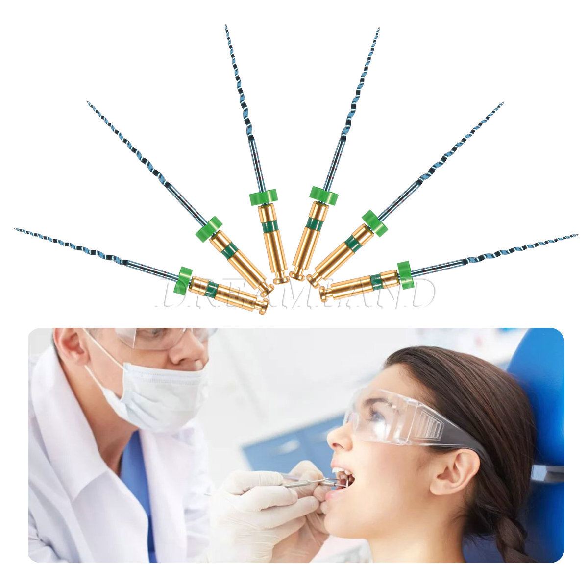 Dental Sybronendo Endo Buchanan Hand Plugger Tip Fill Obturation Size 0#,1#,2#