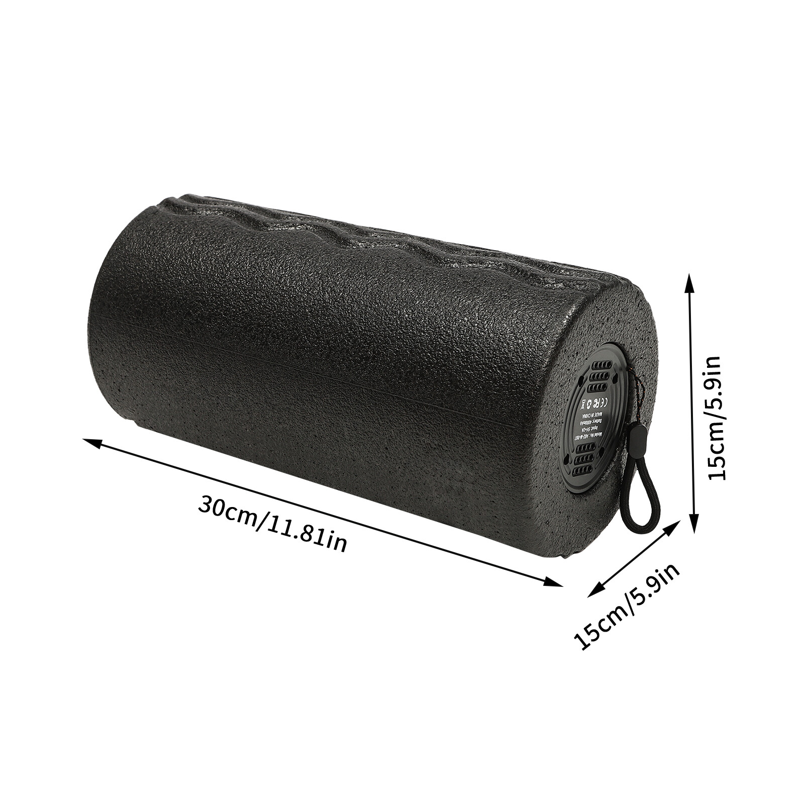 Electric Vibrating Foam Roller Massager Adjsutable Speed Roller Pain Relief