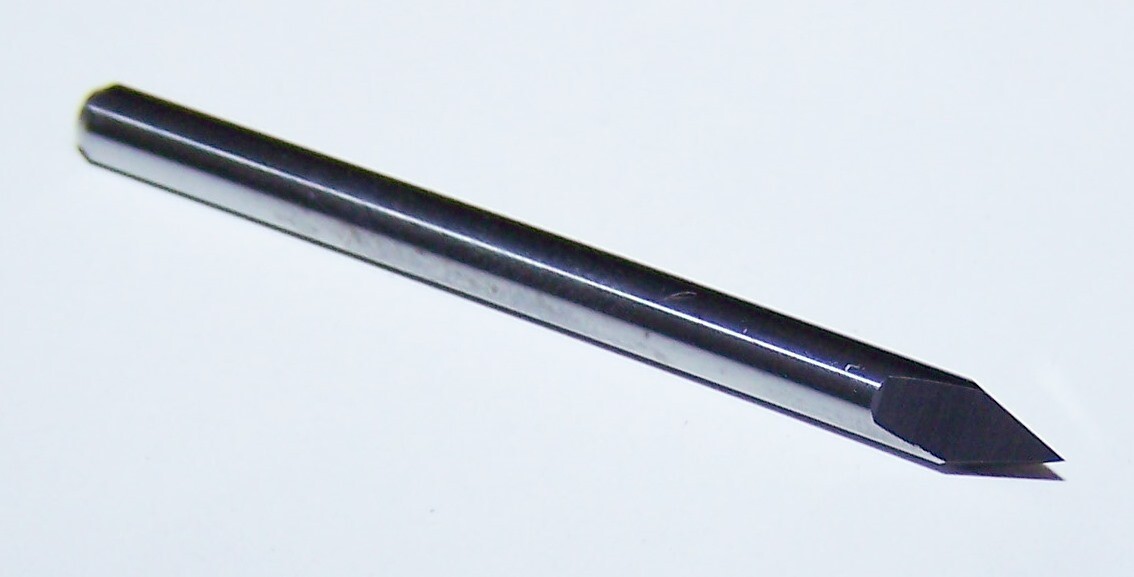 45 DEGREE 3.00mm CARBIDE ENGRAVING SPADE TOOL - SPD1181-45