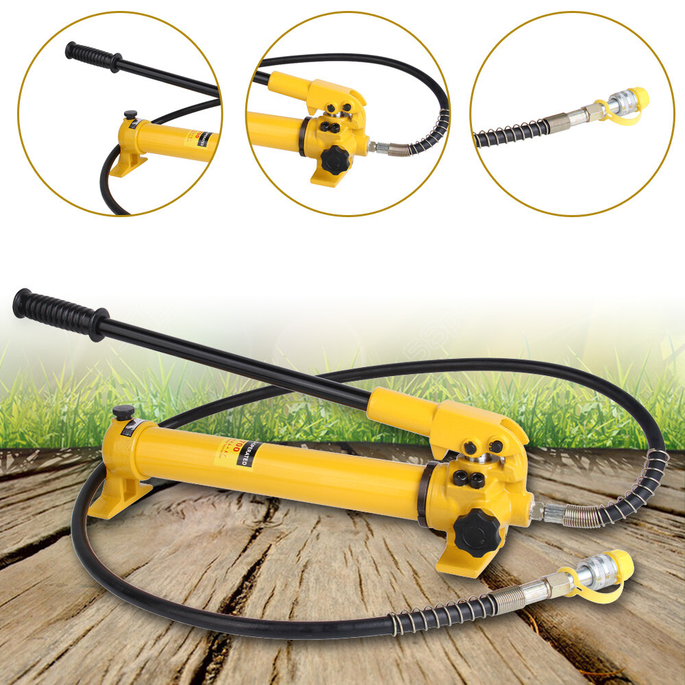 New 10000 PSI 2 Speed Hydraulic Hand Pump CP-700 Hydraulic Manual Pump 3/8'' NPT