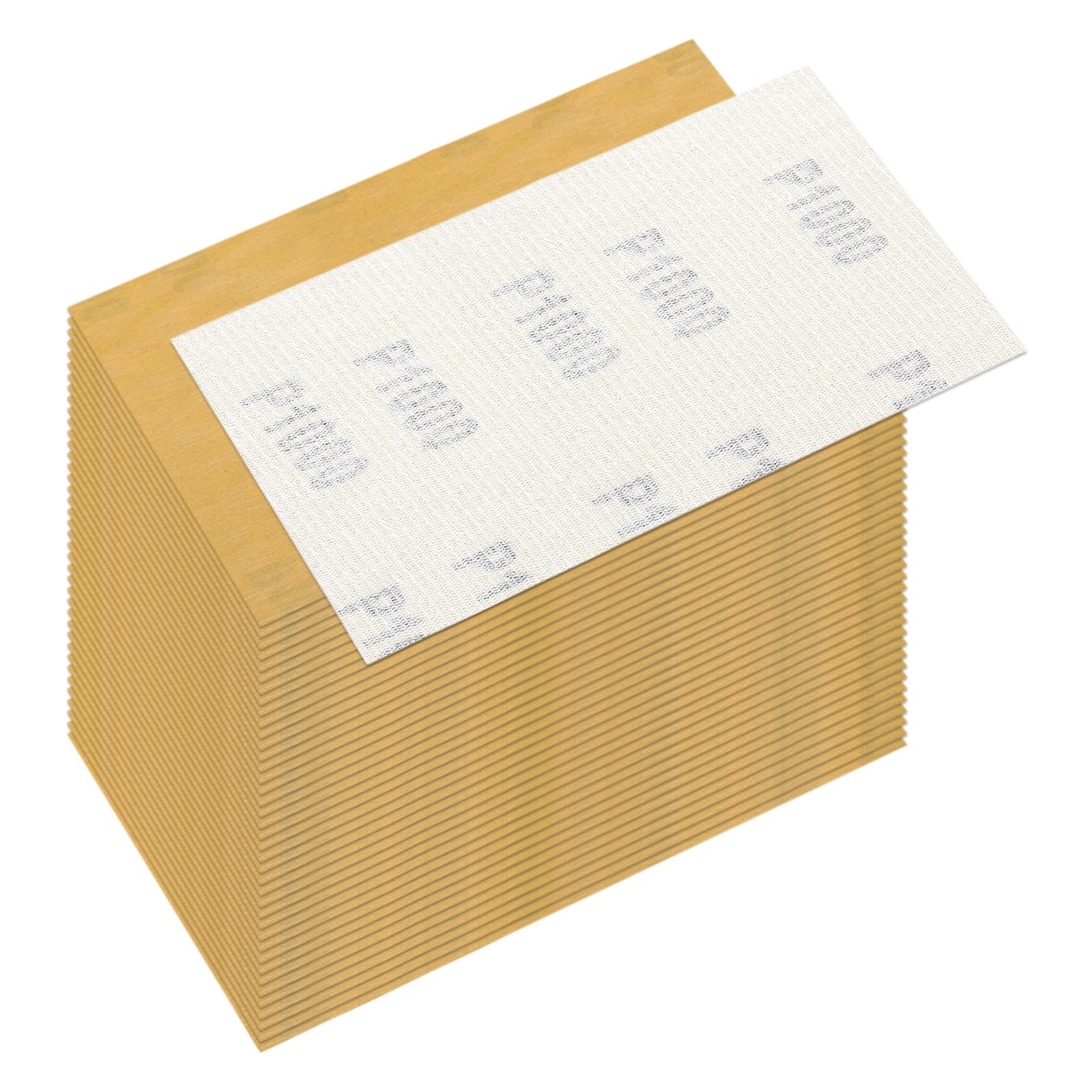 40 Pcs 1000 Grit Dry Sandpapers, 2.75 x 5 Inch Sand Papers, Gold