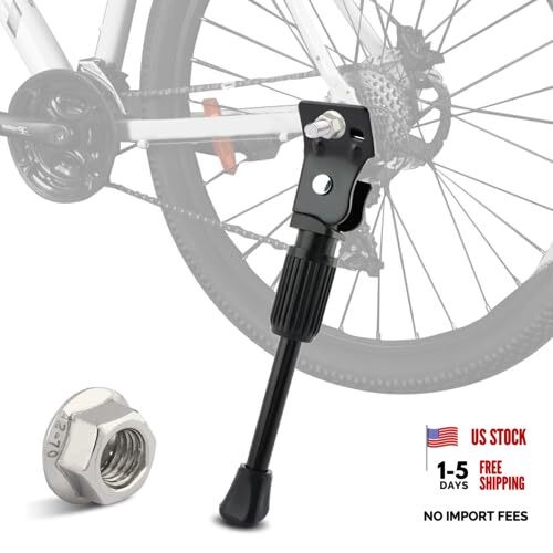 Bike Kickstand, Aluminum Alloy Bicycl-e Kickstand for 16 Inch Wheel Kickstand