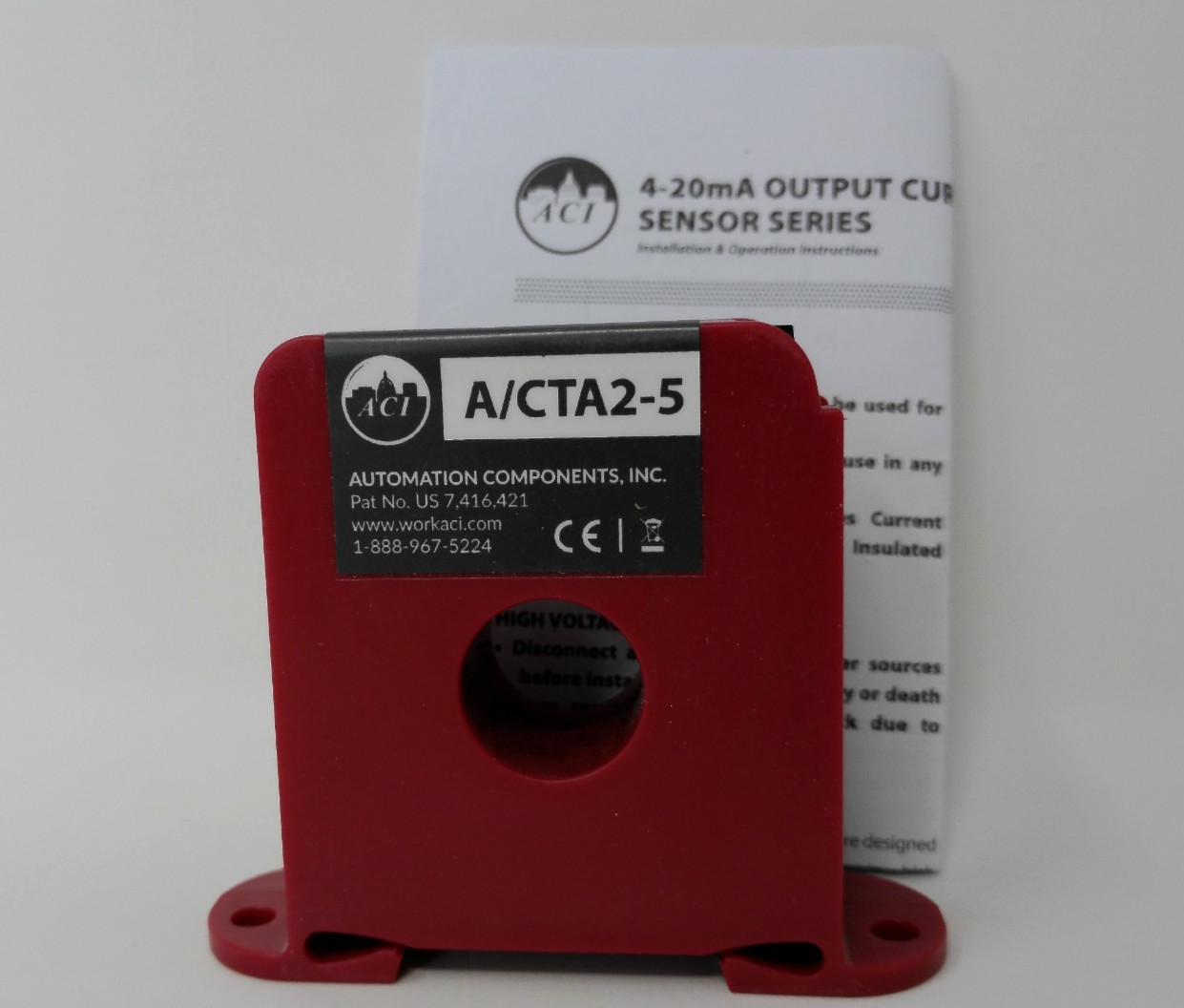 ACI A/CTA2-5 Current Sensor (Screws Not Included)