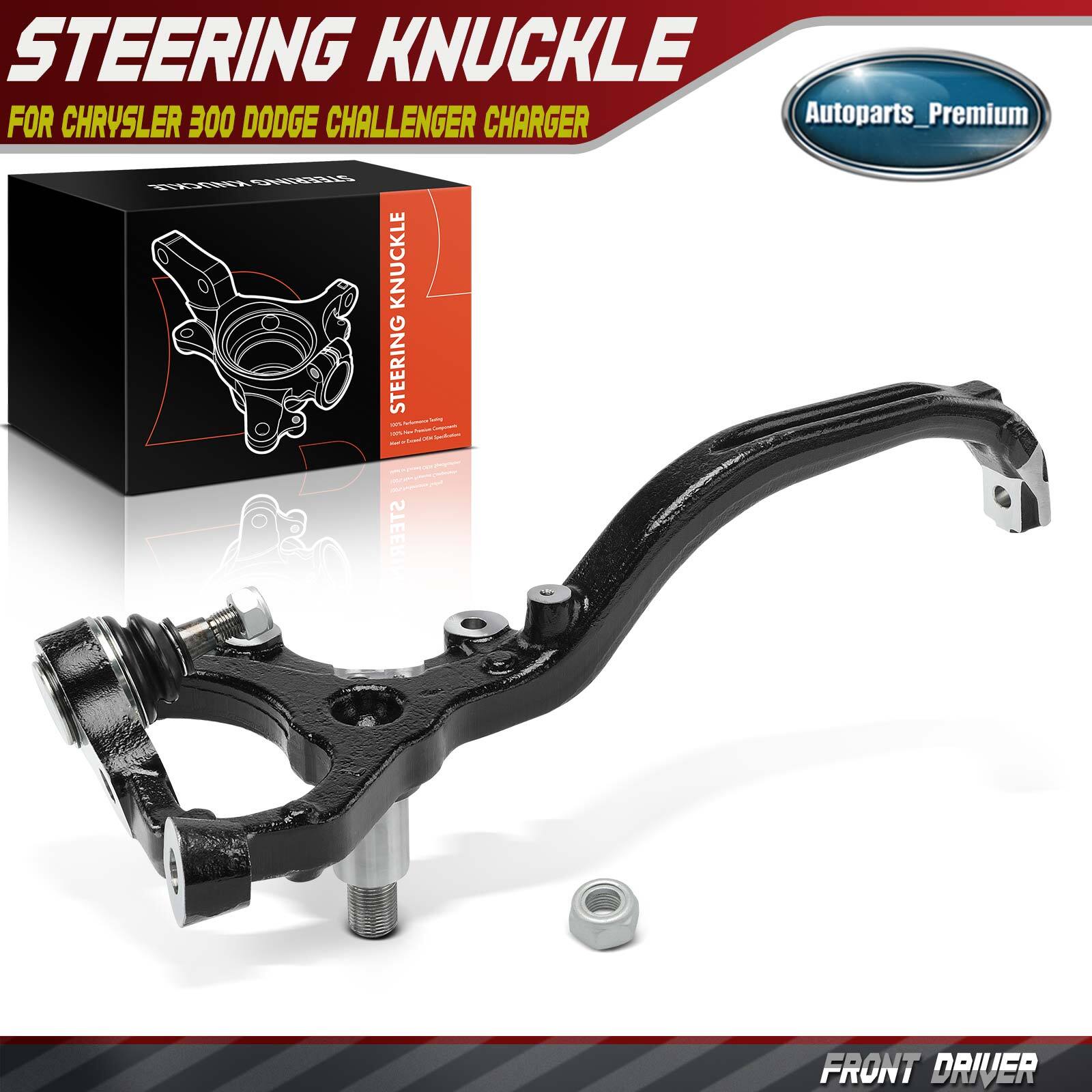 Front Driver Left Steering Knuckle for Chrysler 300 Dodge Challenger Charger RWD