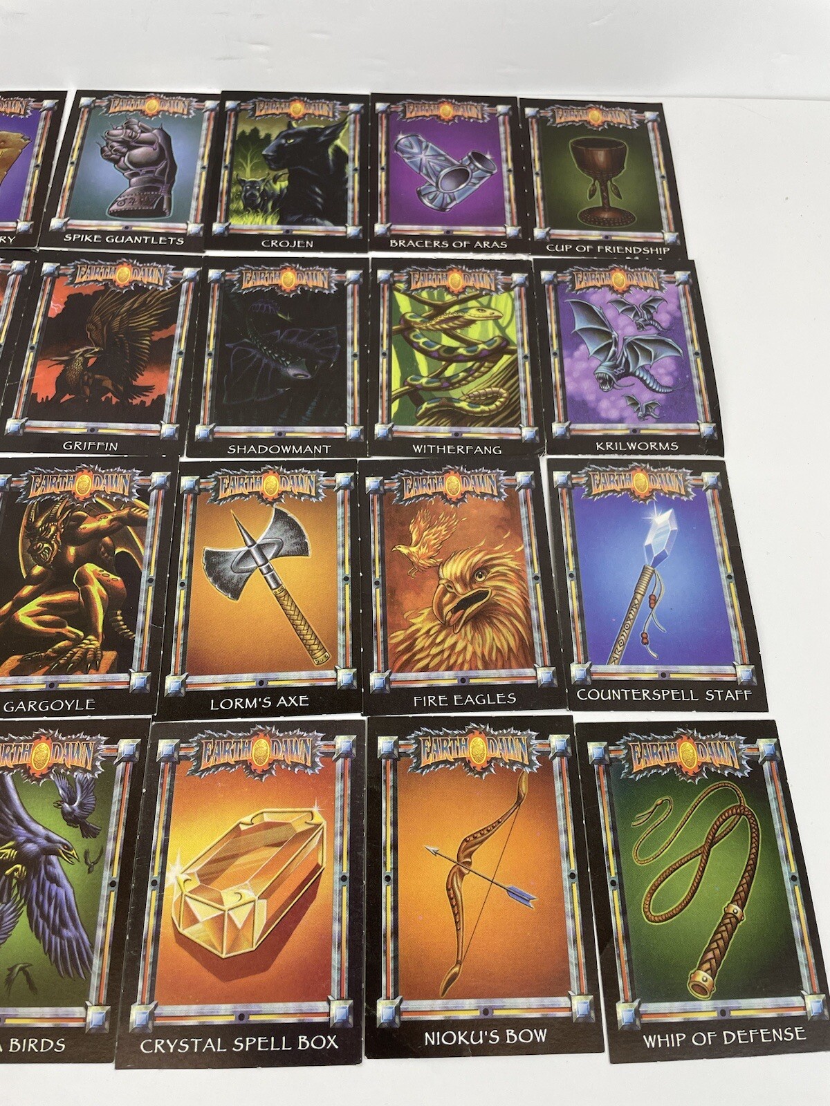 Parts Replacement Cards Earthdawn Barsaive 1993 FASA