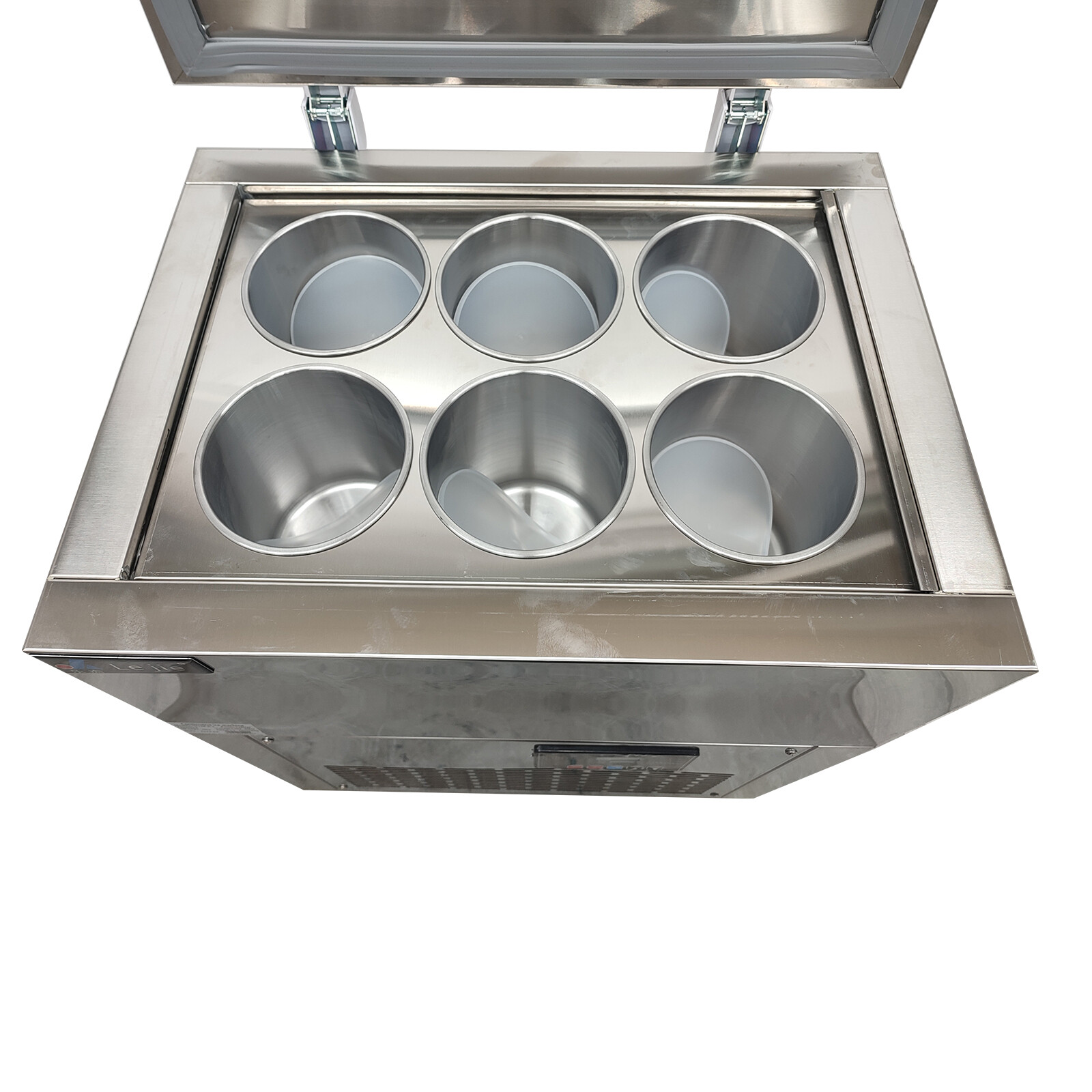 Auto 110V 6 Buckets Snow Ice Machine Cylindrical Ice Block Making Machine