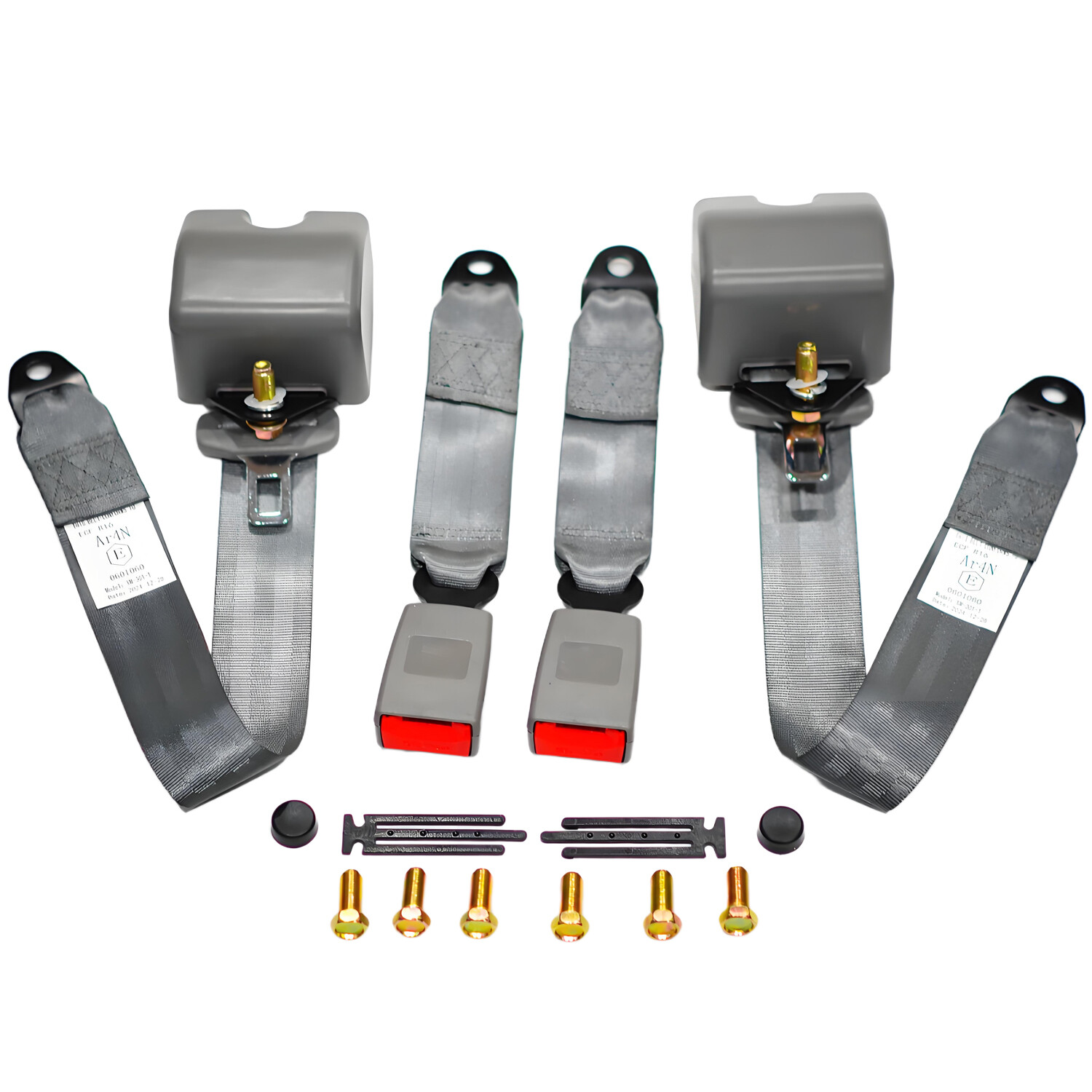 2X Genuine Honda Civic 3 Point Safety Adjustable Seat Belt Straps Car Vehicle
