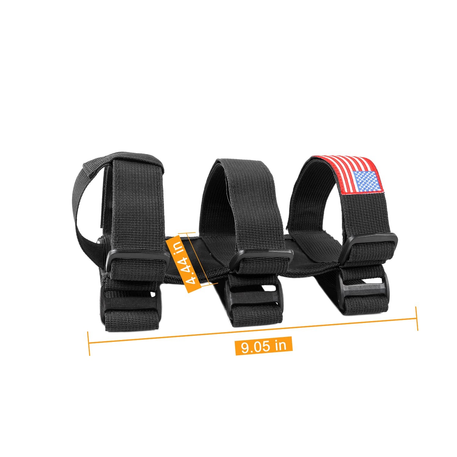 HTHE for Ford Bronco Trunk Adjustable Roll Bar Fire Extinguisher Mount Holder...