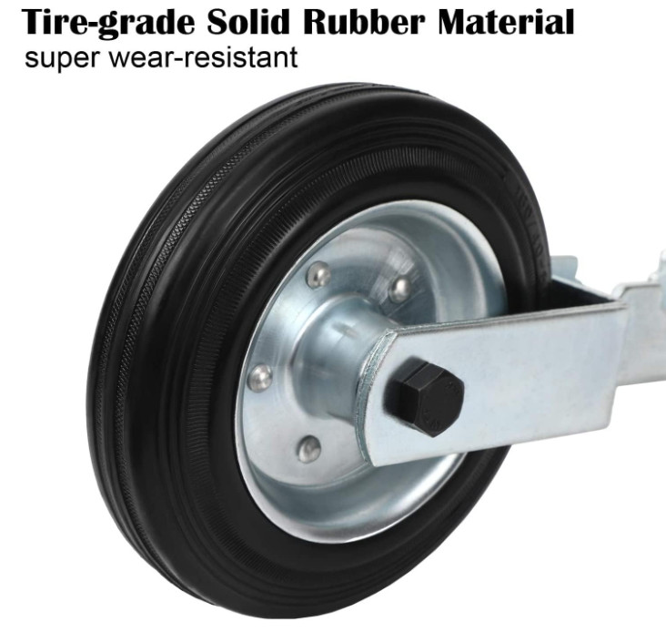 Gate Wheel for Metal Swing Gate with 1-5/8" Thru 2" Gate Frames, Gate Sup