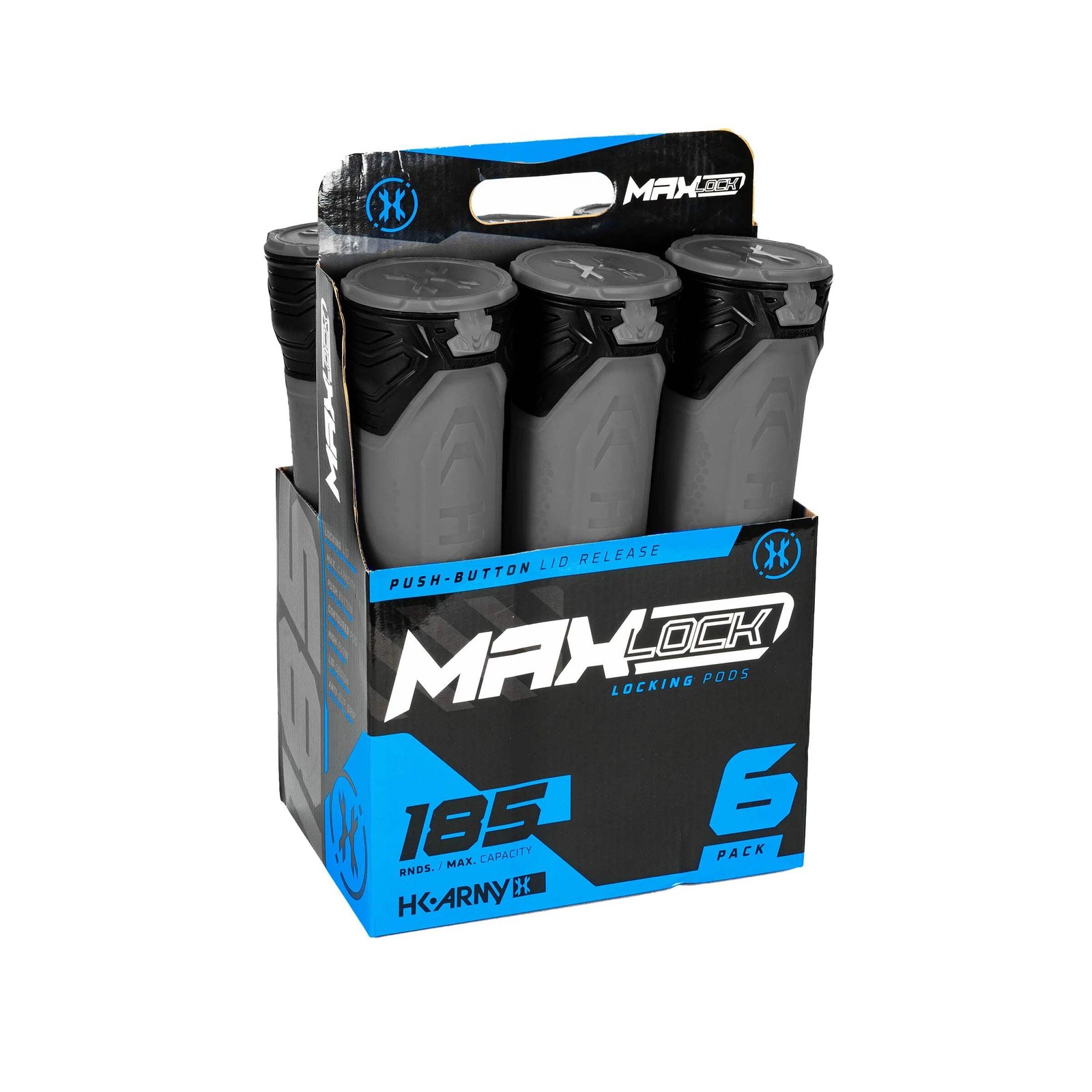 HK Army Max Pod 185 Round Pods - Grey - 6-Pod