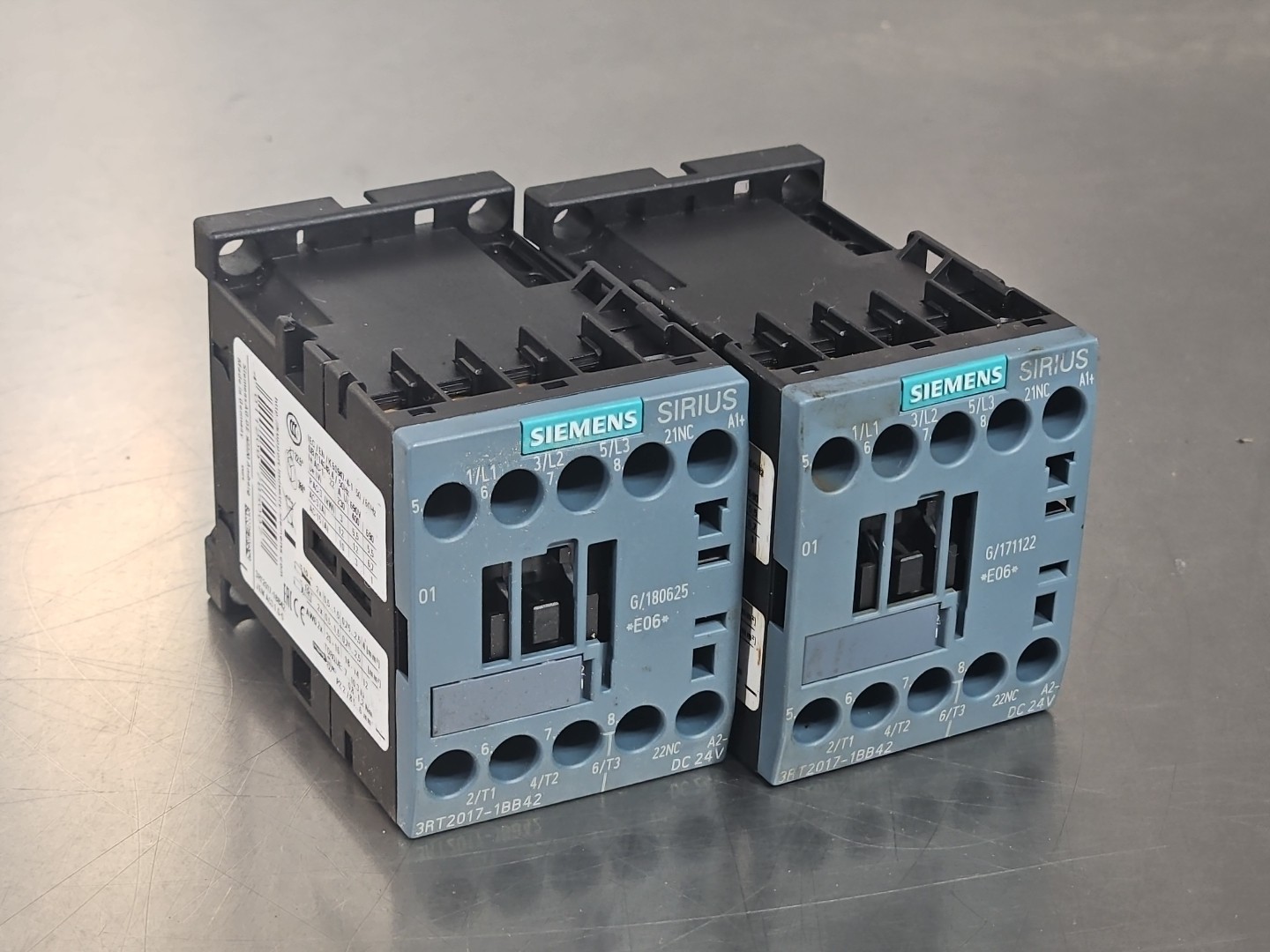 Siemens 3RT2017-2BB42 Contactor  (LOT OF 3)                            Loc4C14